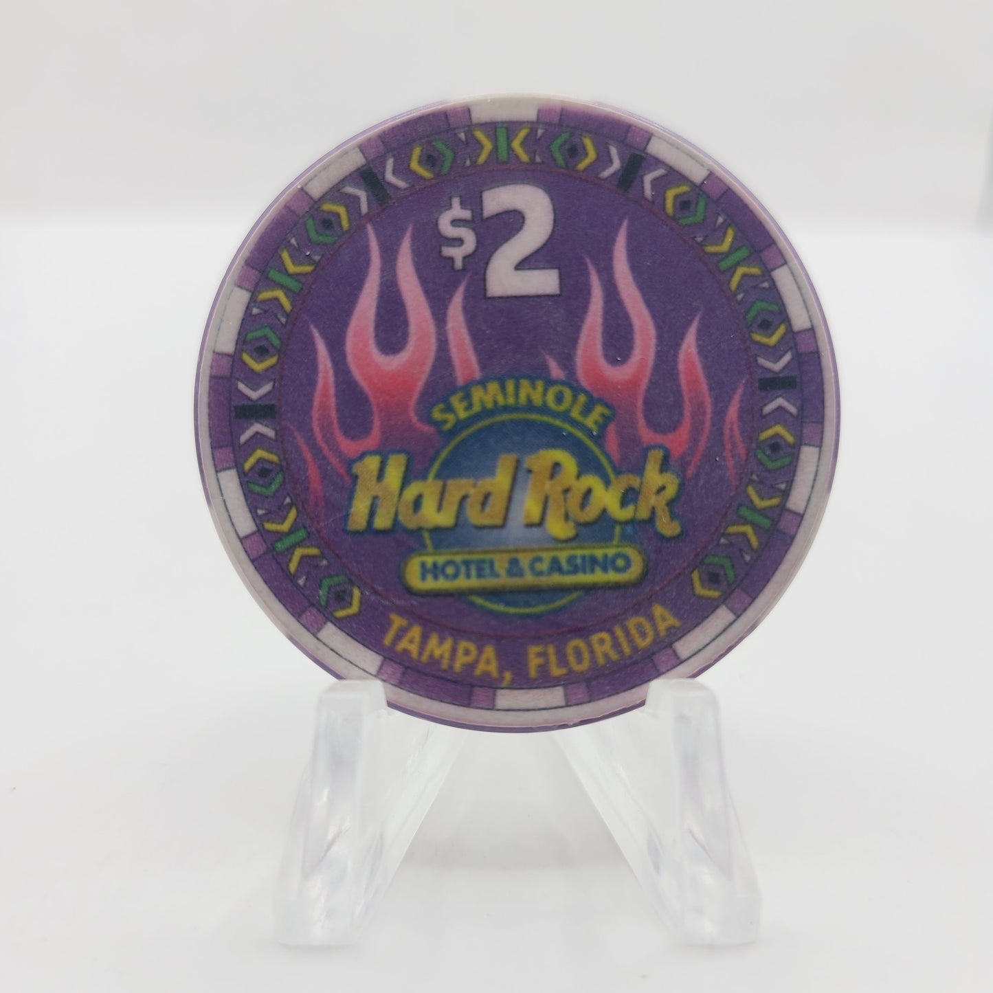 Seminole Hard Rock Casino Tampa Florida 2004 $2 Chip