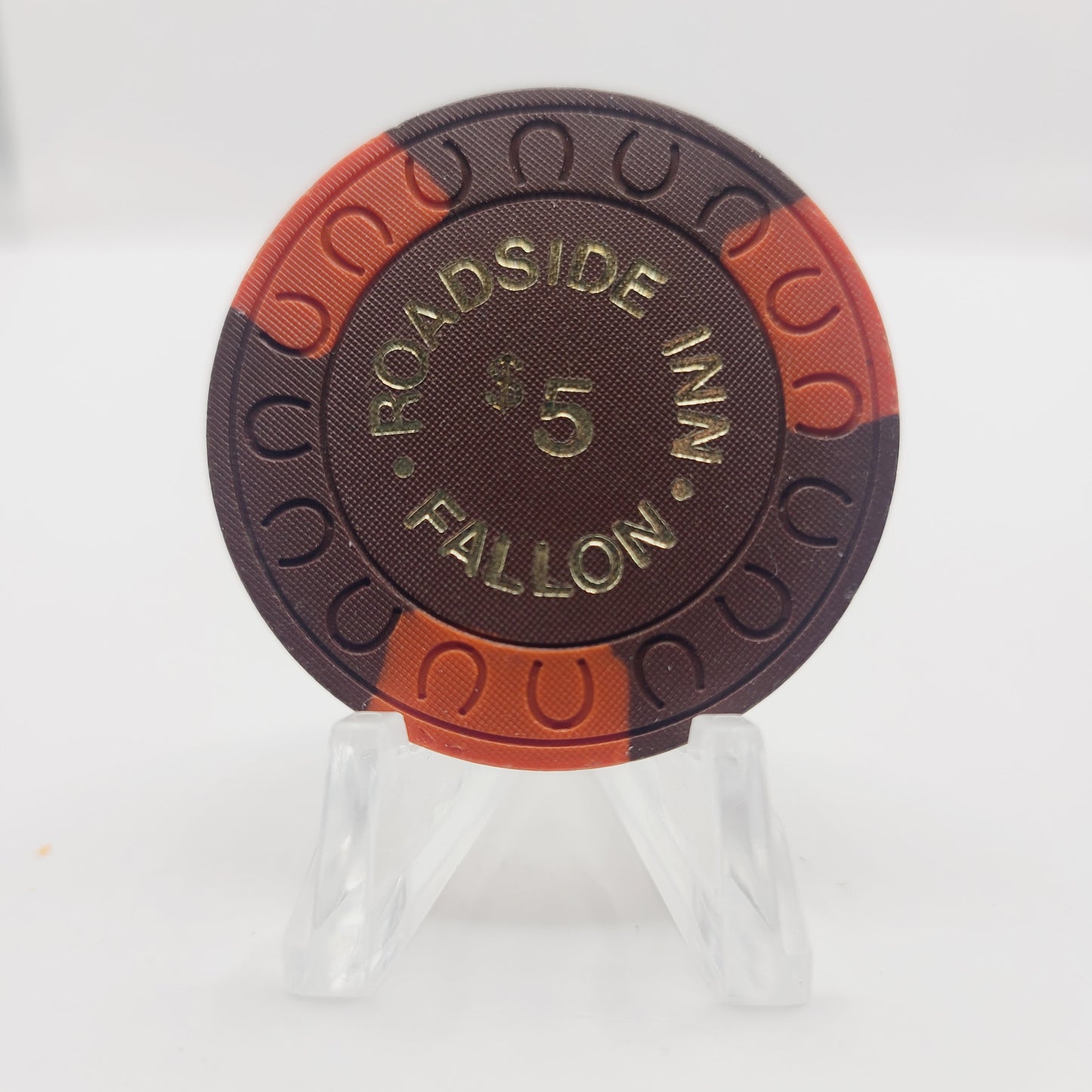 Roadside Inn Casino Fallon Nevada 1970's $5 Casino Chip N3323