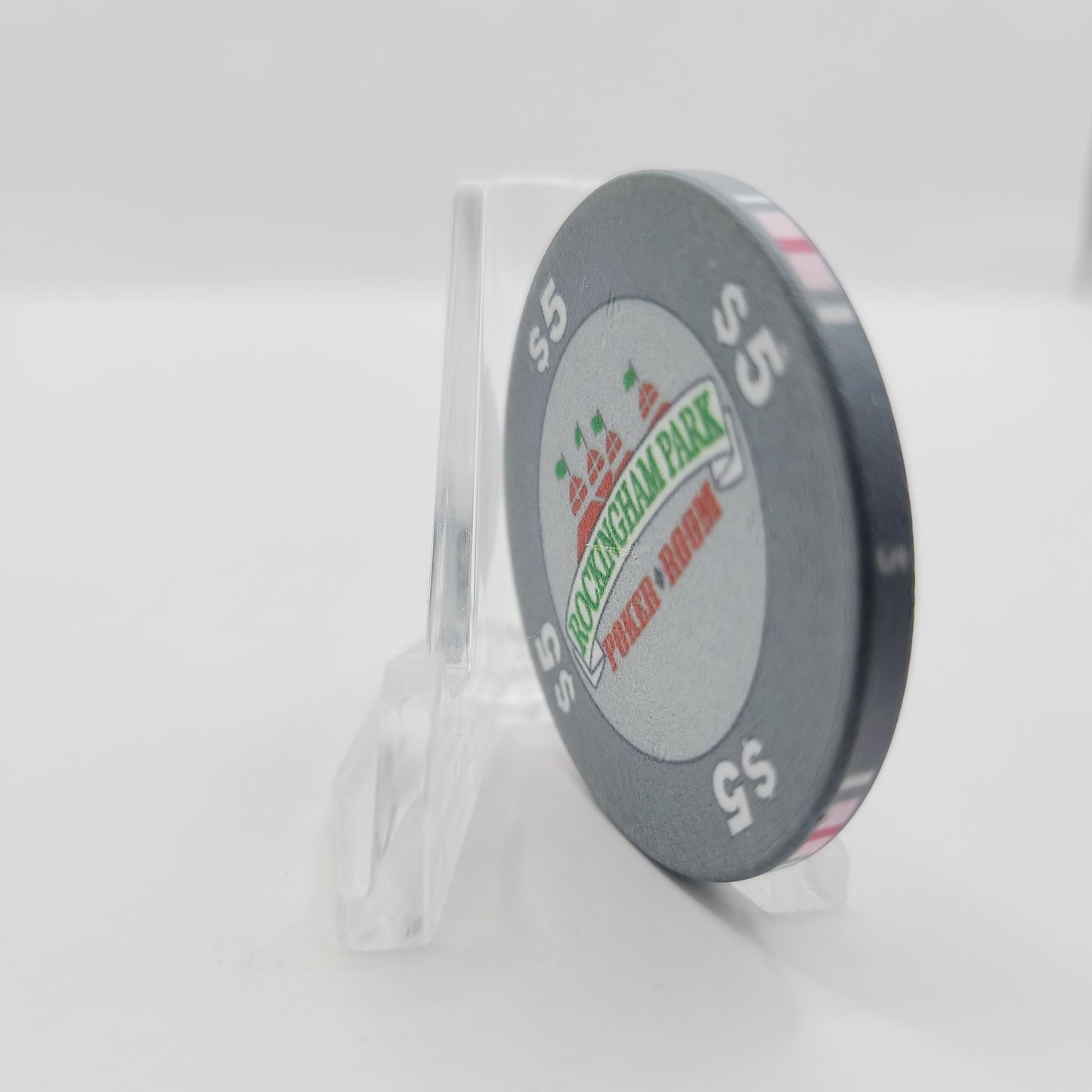 Rockingham Park Poker Room Salem New Hampshire $5 Casino Chip CG148270