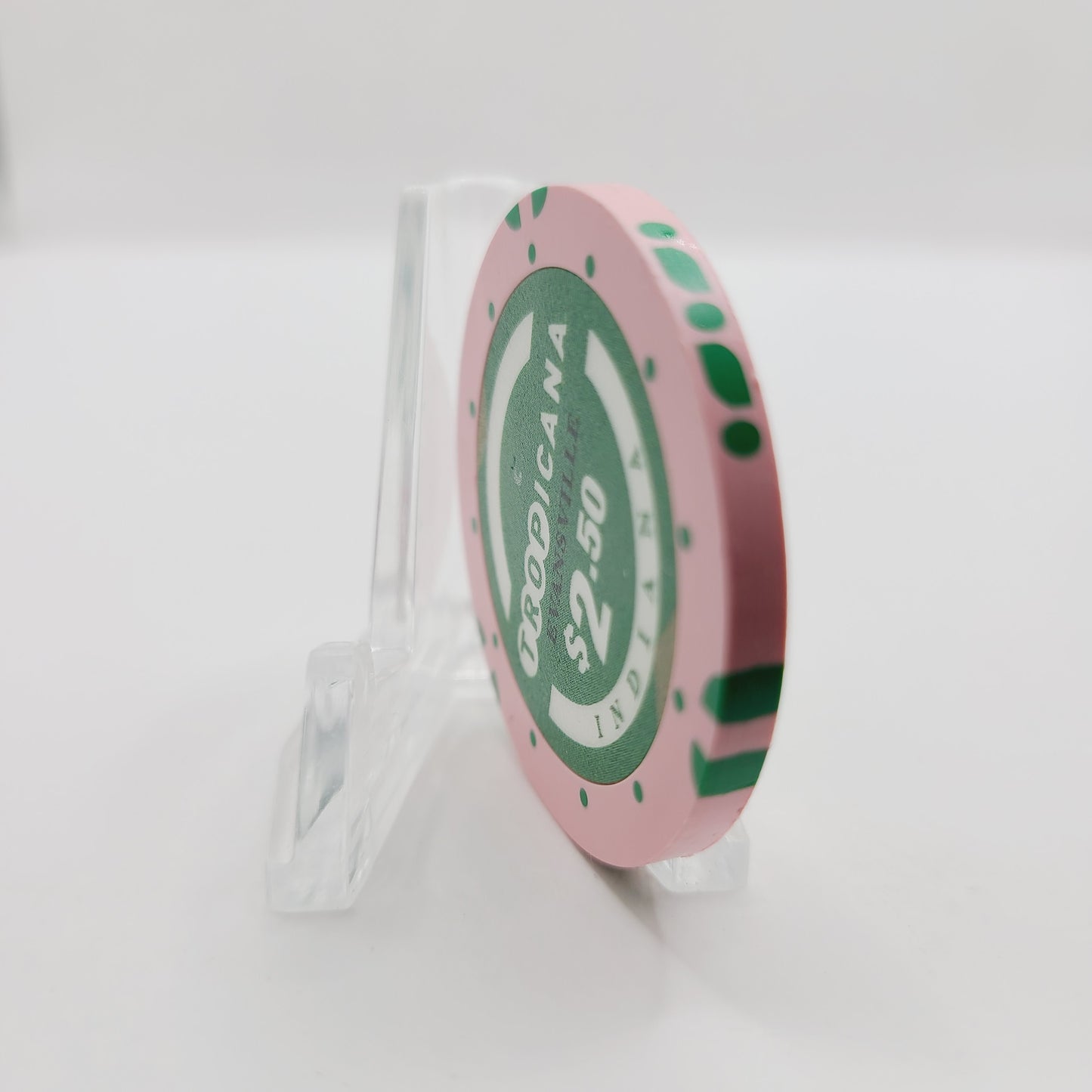 Tropicana Hotel Casino Evansville Indiana 2013 $2.50 Casino Chip (Backup set)