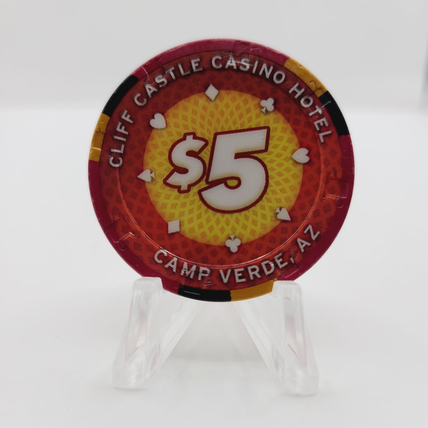 Cliff Castle Casino Hotel Camp Verde Arizona 2015 "20th Anniversary" $5 Casino Chip