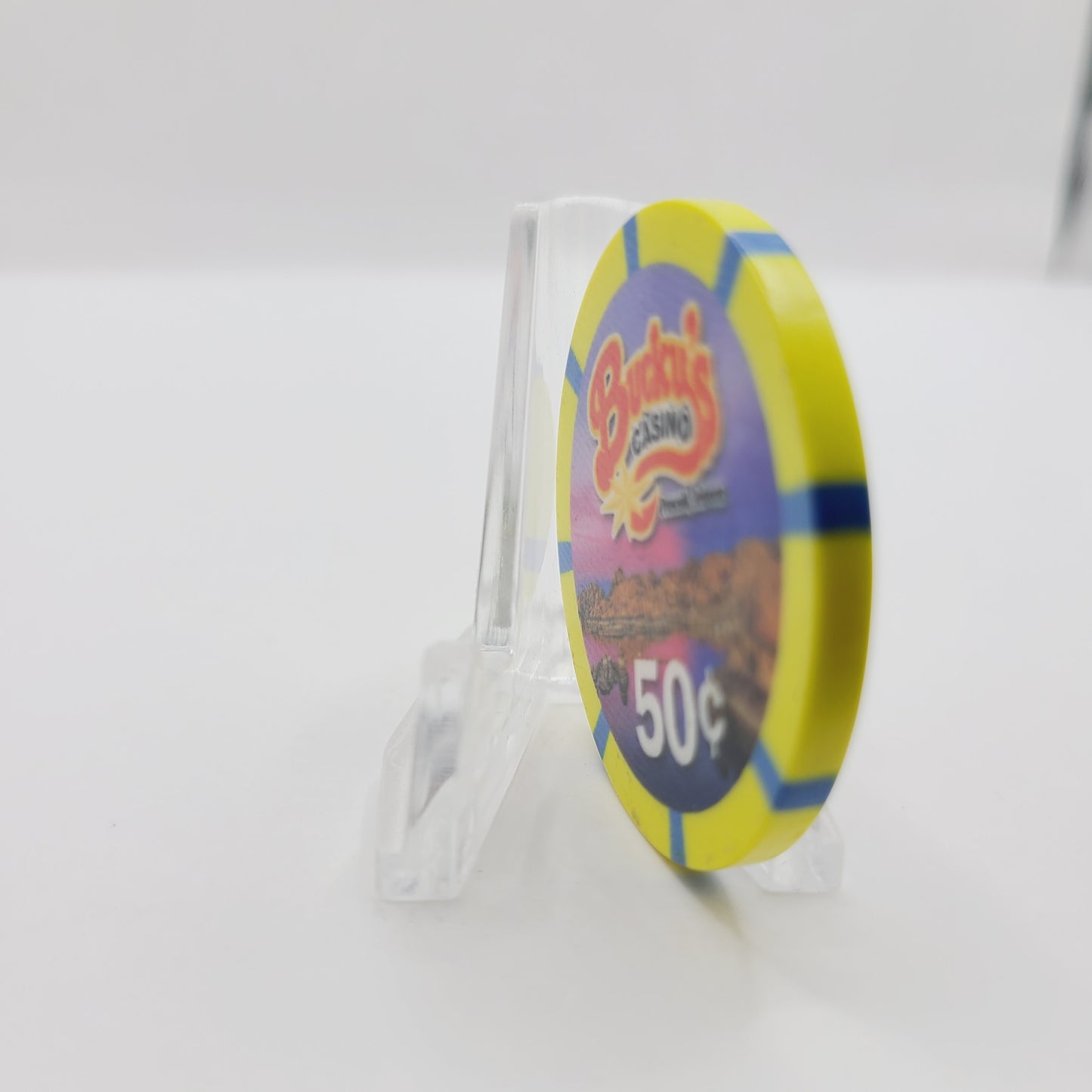 Bucky's Hotel Casino Prescott Arizona $.50 Casino Chip