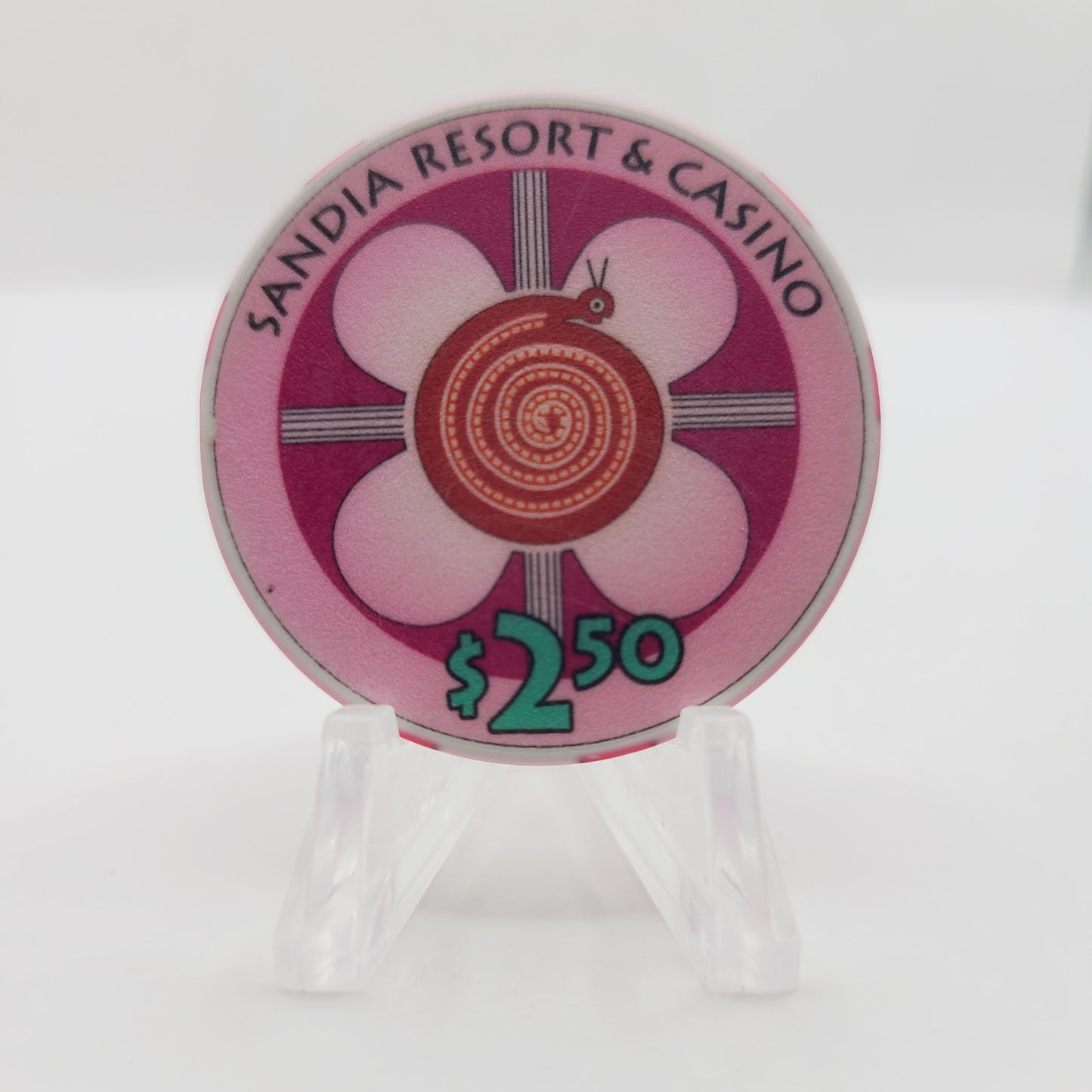 Sandia Resort and Casino Albuquerque New Mexico 2012 $2.50 Casino Chip