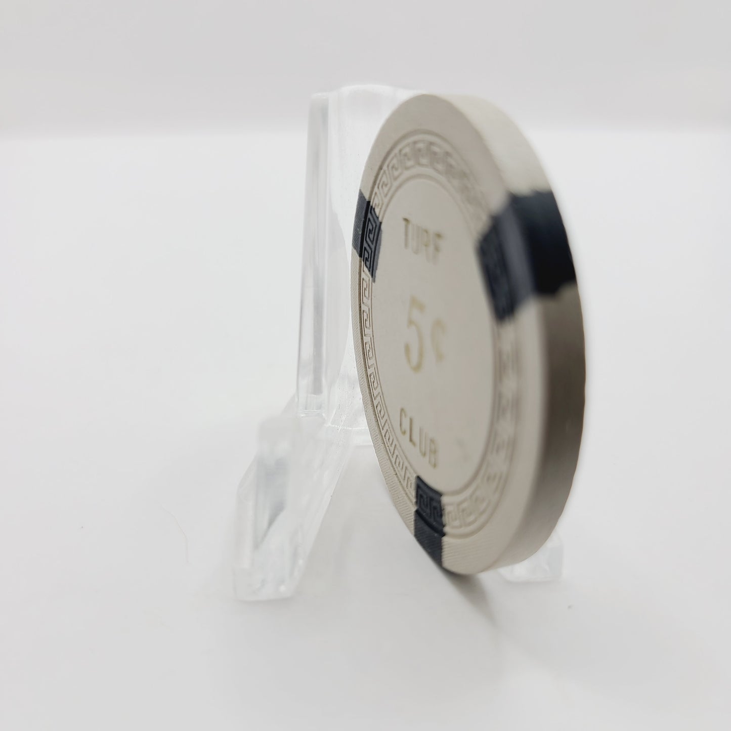 Turf Club Card Room Sacramento California $.05 Casino Chip CG052332