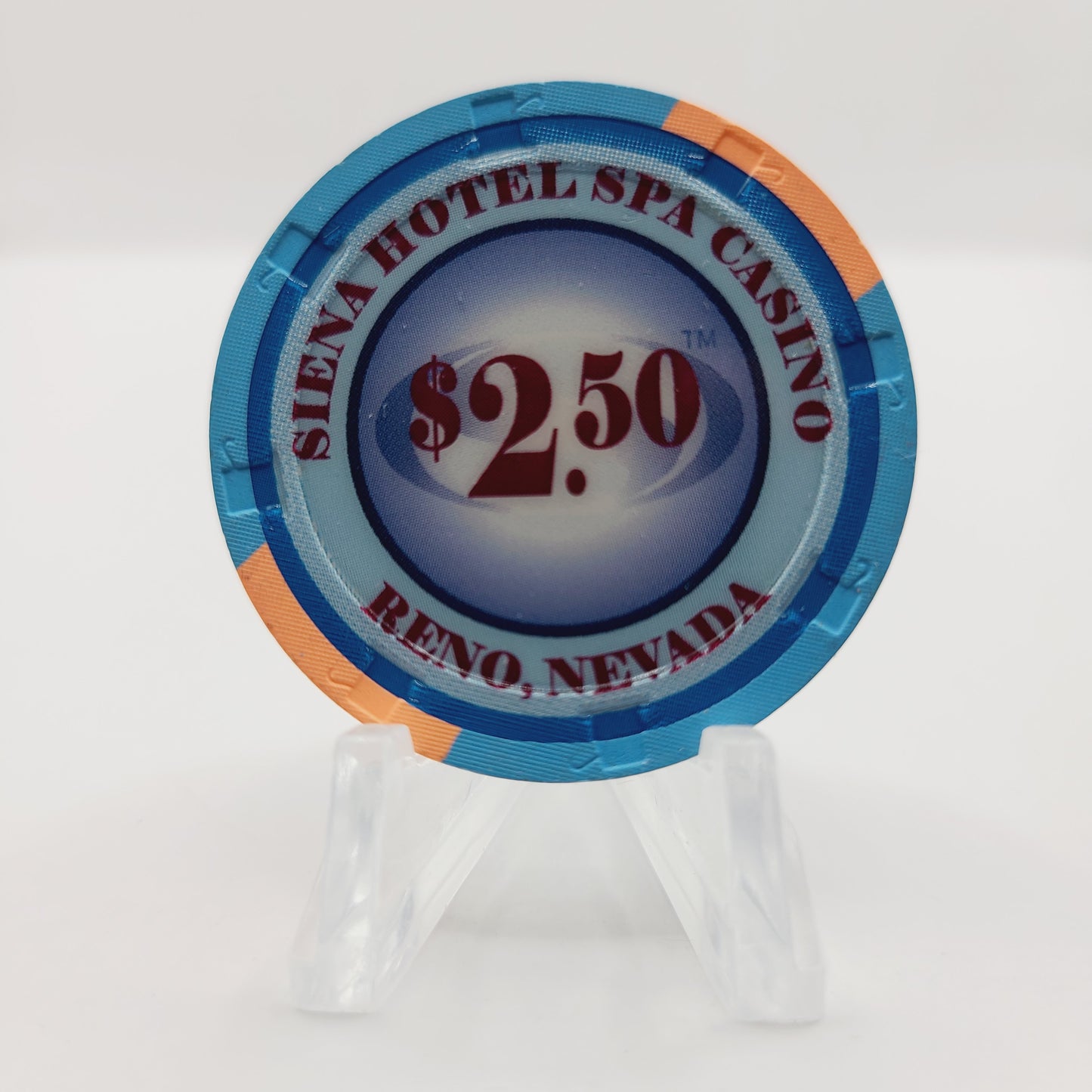 Siena Hotel Spa Casino Reno Nevada 2011 $2.50 Casino Chip D0127