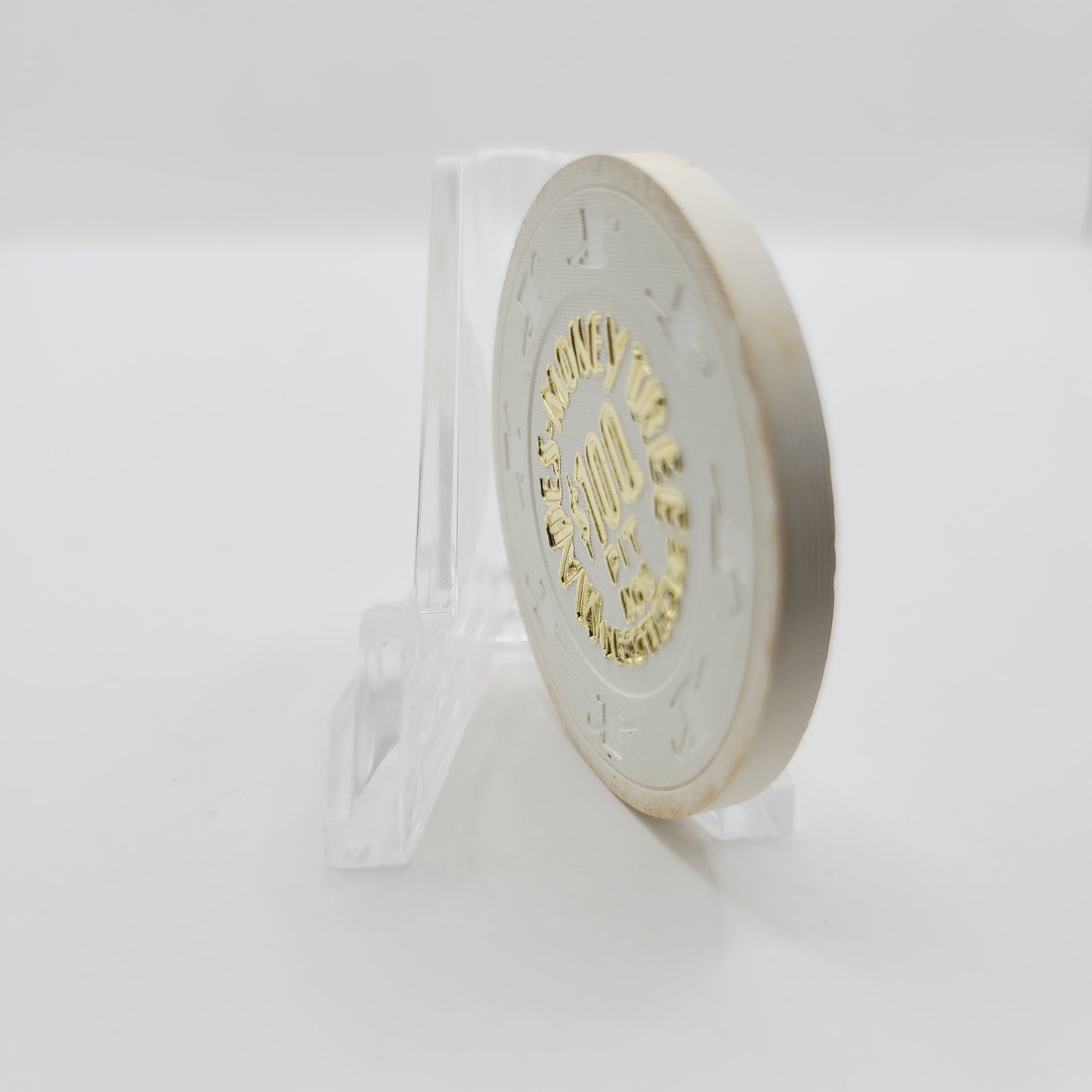 Mapes-Money Tree Motor Hotel Casino Reno Nevada 1970's $100 PIT NCV Casino Chip N2756