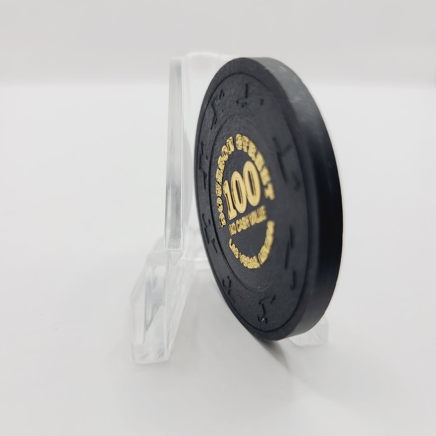 Bourbon Street Hotel Casino Las Vegas Nevada 1990 $100 NCV Casino Chip