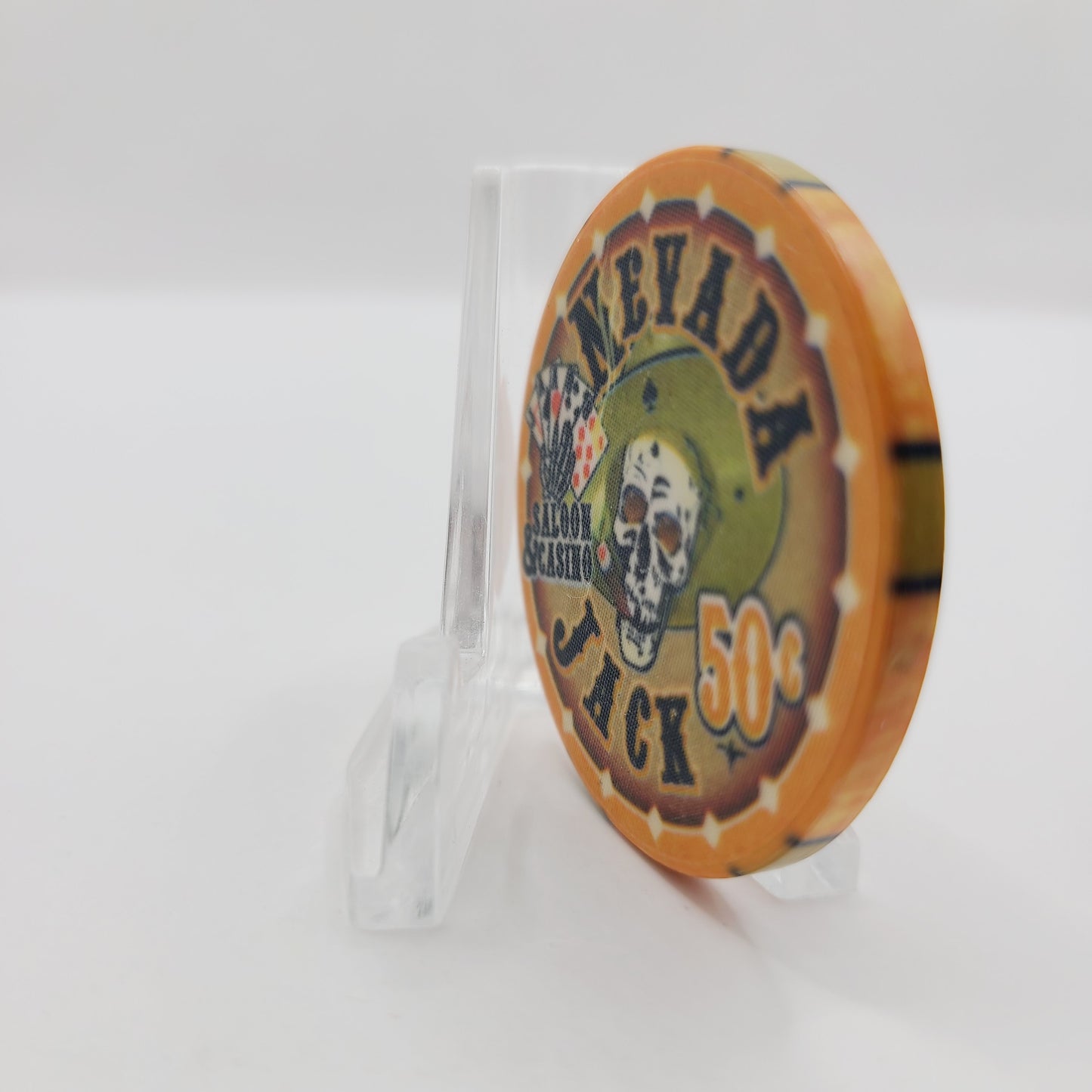 Nevada Jack Saloon Casino "VERY COOL FANTASY" $.50 Casino Chip