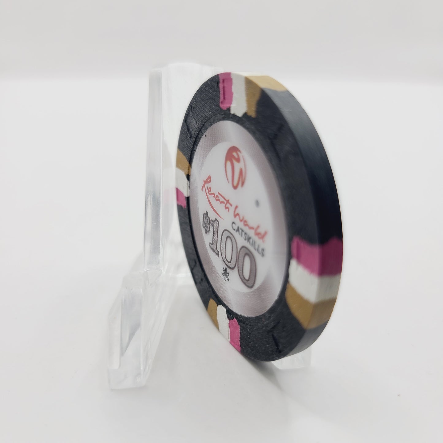 Resorts World Catskills Kiamesha Lake New York 2018 $100 Casino Chip