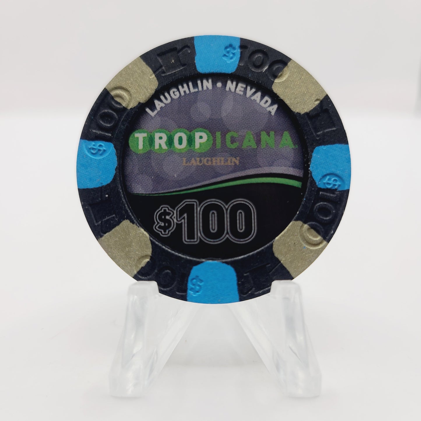 Tropicana Hotel Casino Laughlin Nevada 2015 $100 Casino Chip