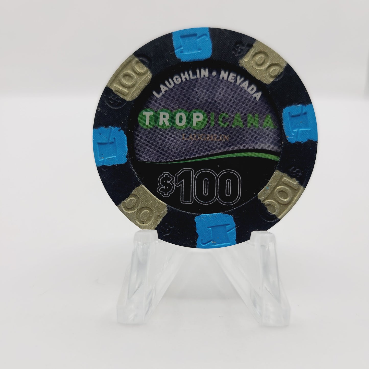 Tropicana Hotel Casino Laughlin Nevada 2015 $100 Casino Chip