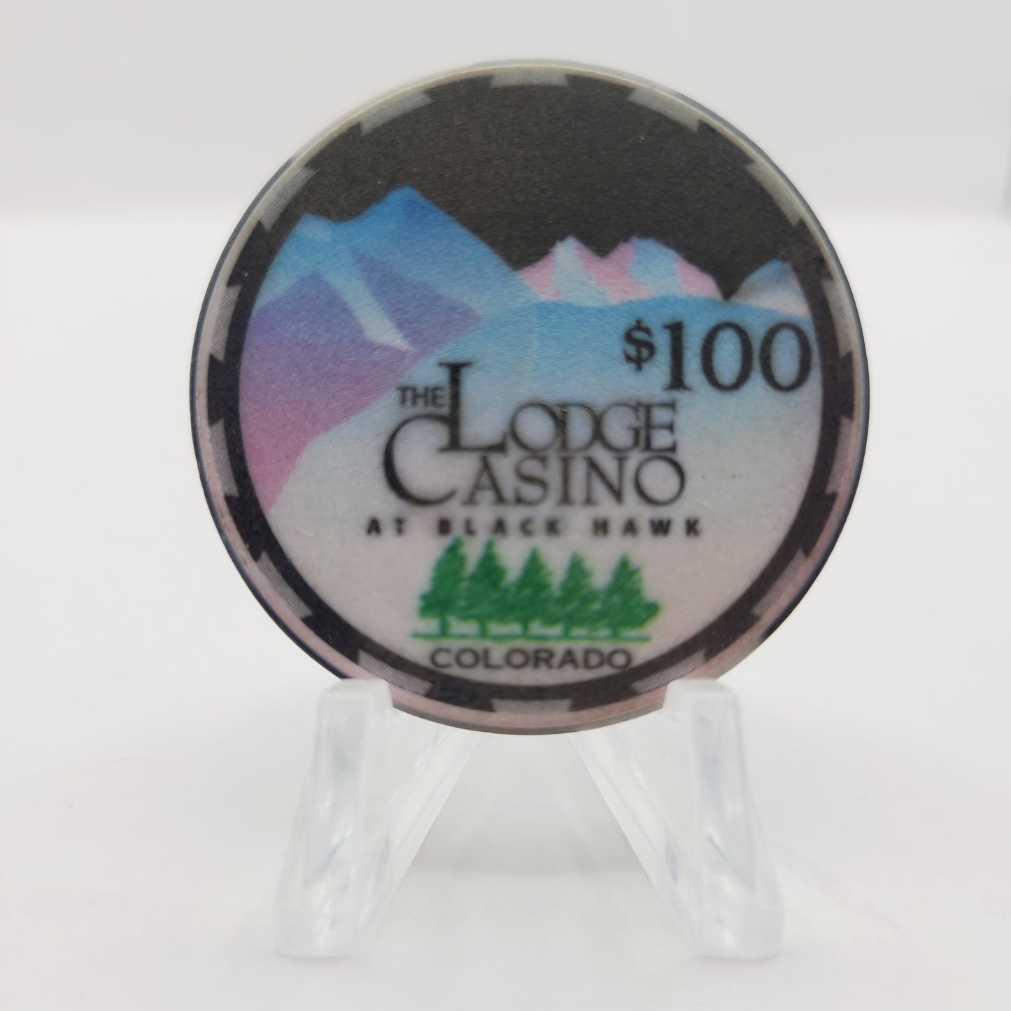 The Lodge Casino at Black Hawk Colorado $100 Casino Chip