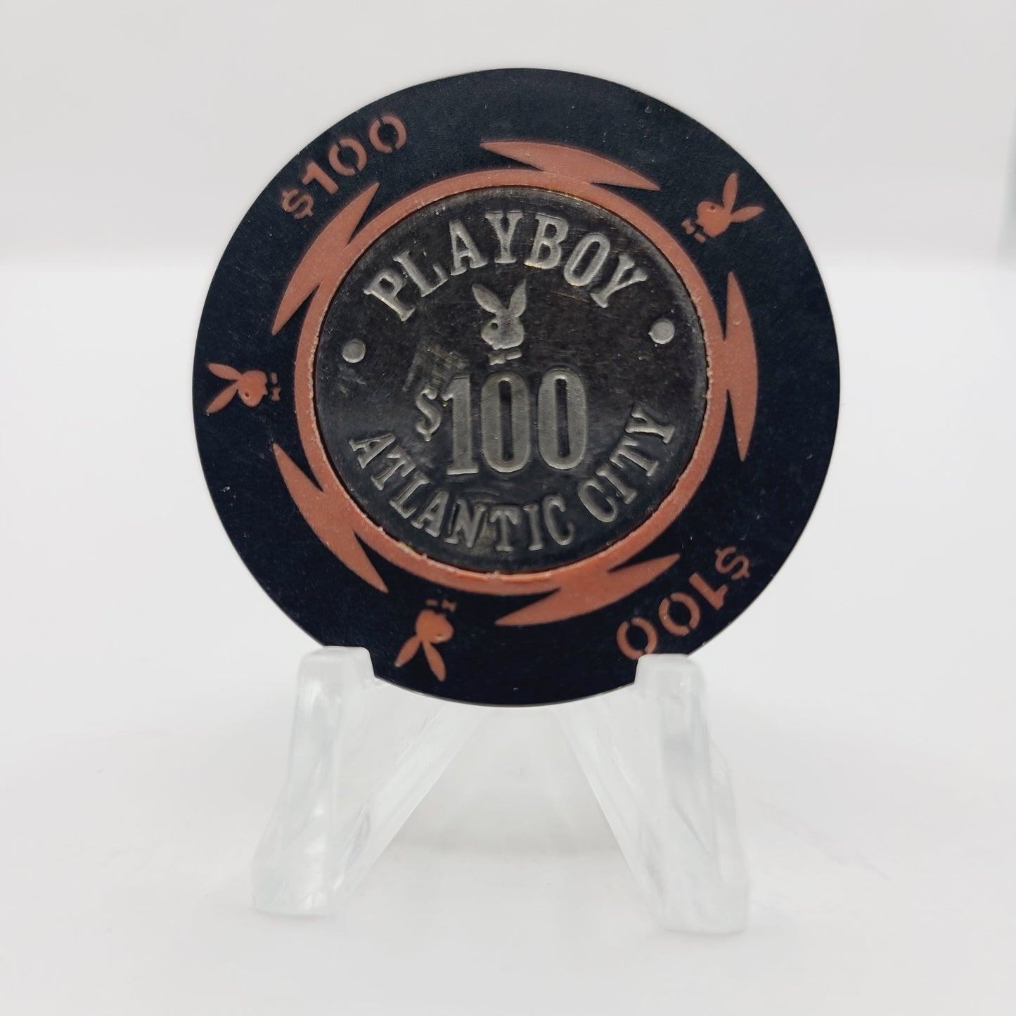 Playboy Hotel Casino Atlantic City New Jersey $100 Casino Chip