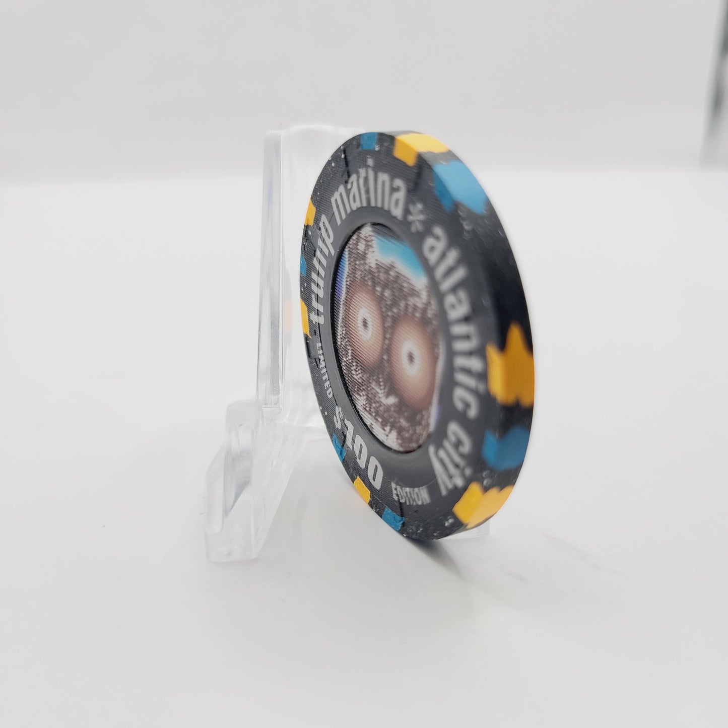 Trump Marina Hotel Casino Atlantic City New Jersey "Hooters 2002 1st Anniversary" $100 Casino Chip