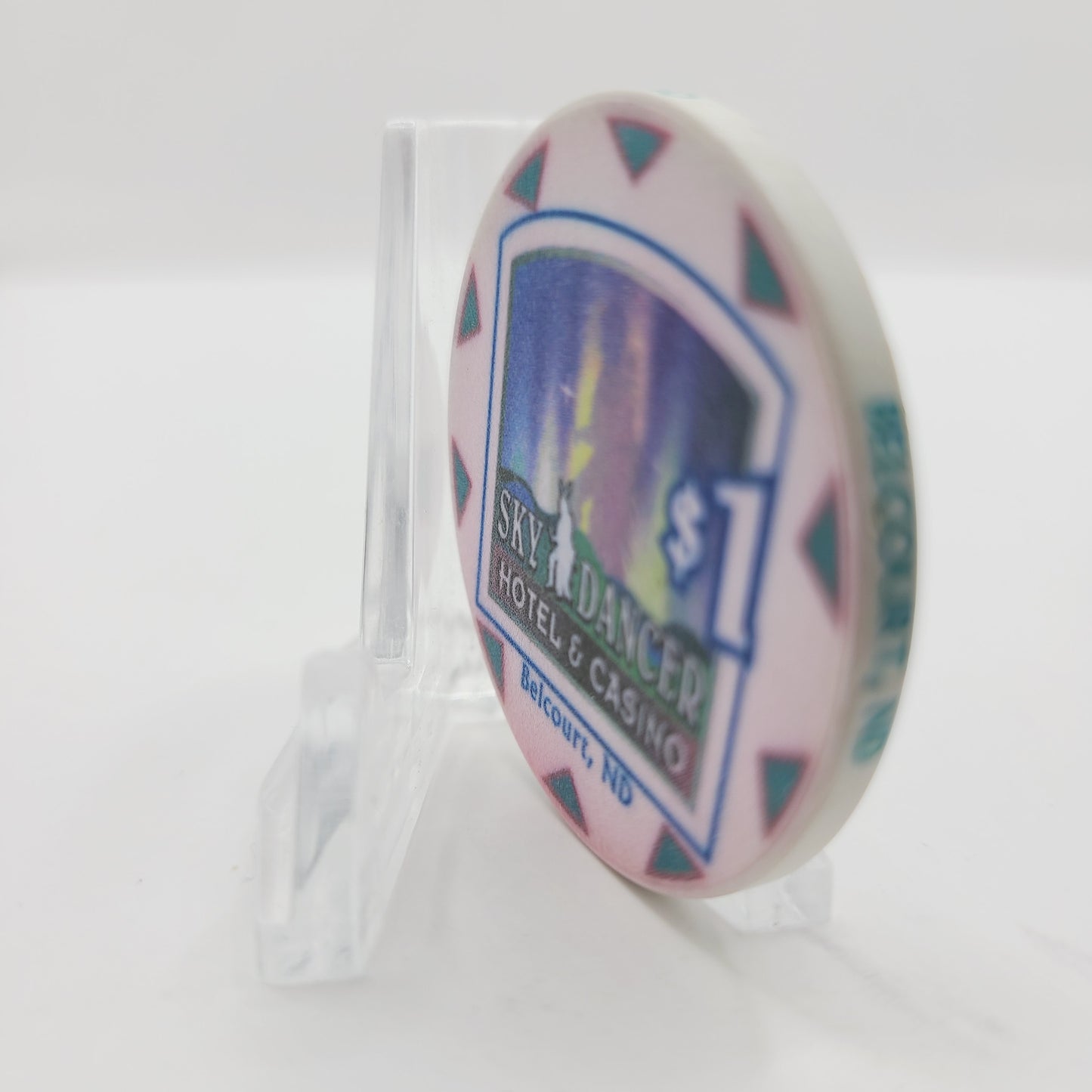 Sky Dancer Hotel Casino Belcourt North Dakota $1 Casino Chip