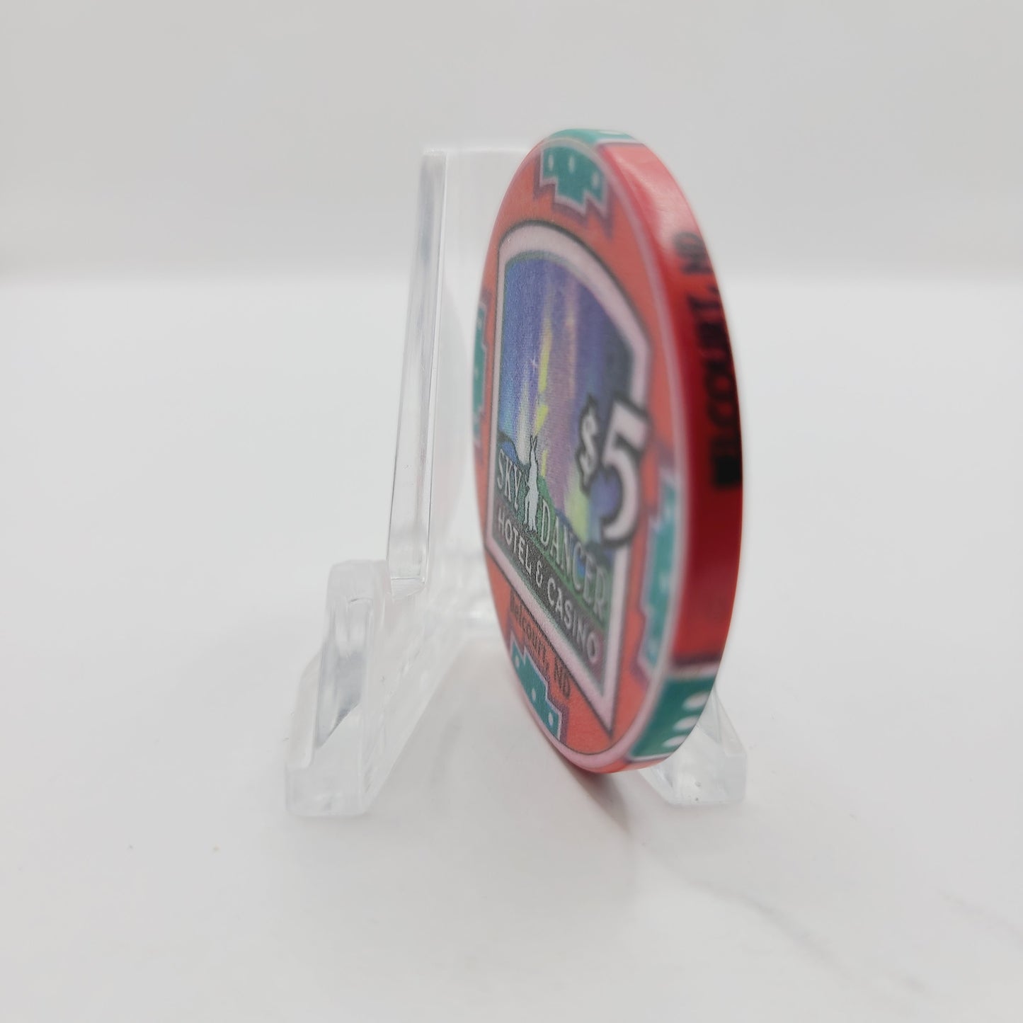 Sky Dancer Hotel Casino Belcourt North Dakota $5 Casino Chip