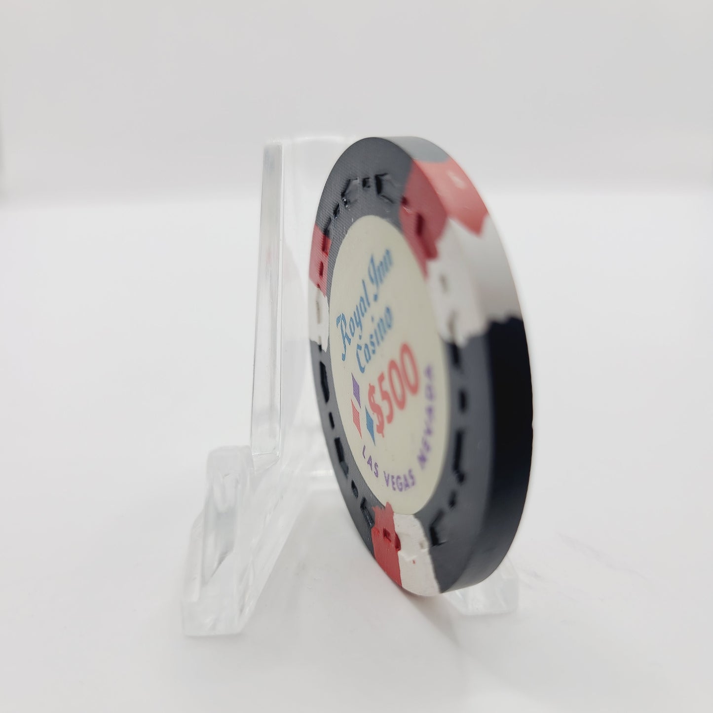 Royal Inn Hotel Casino Las Vegas Nevada 1970s $500 Casino chip