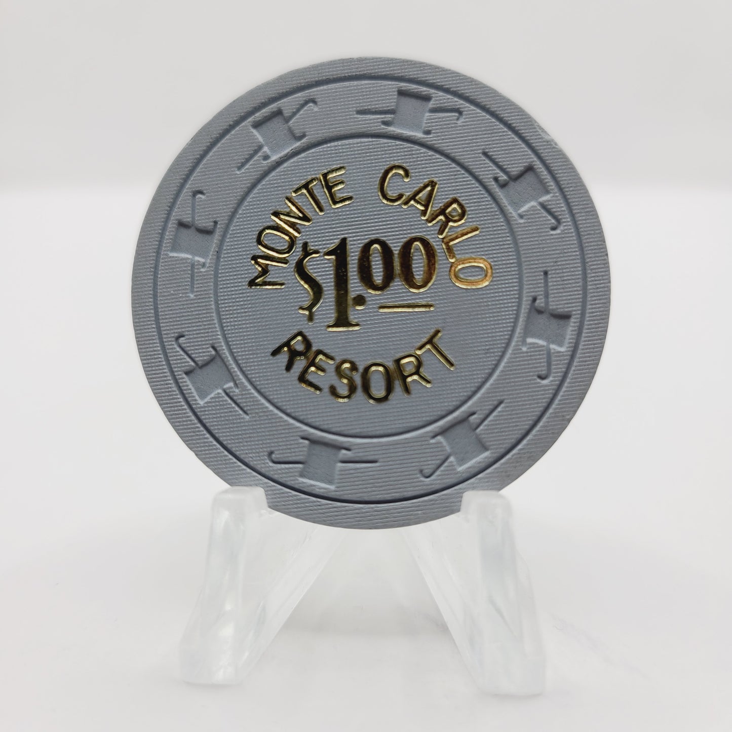 Monte Carlo Resort Casino Laughlin Nevada 1968 $1 Casino Chip N2845