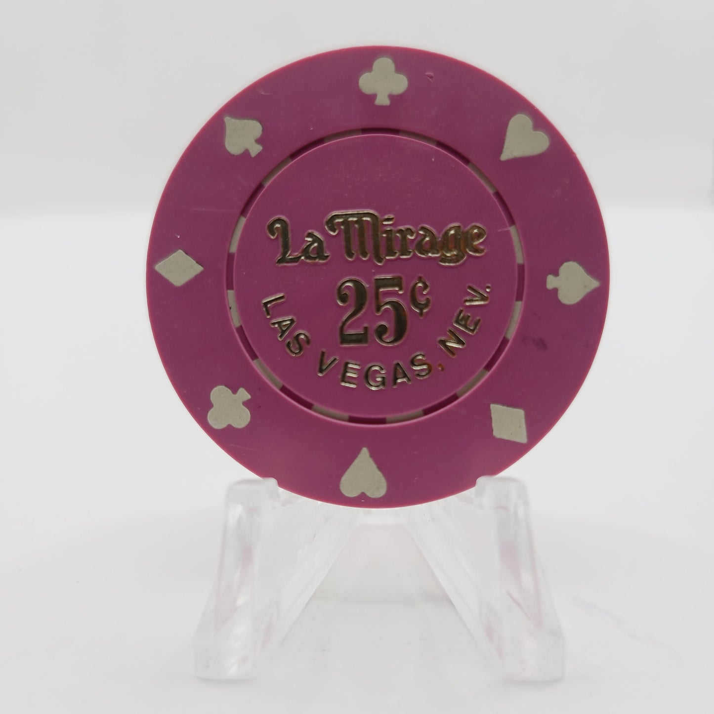 Lakeside Inn and Casino Lake Tahoe Nevada 1990 $.25 Casino Chip N0267
