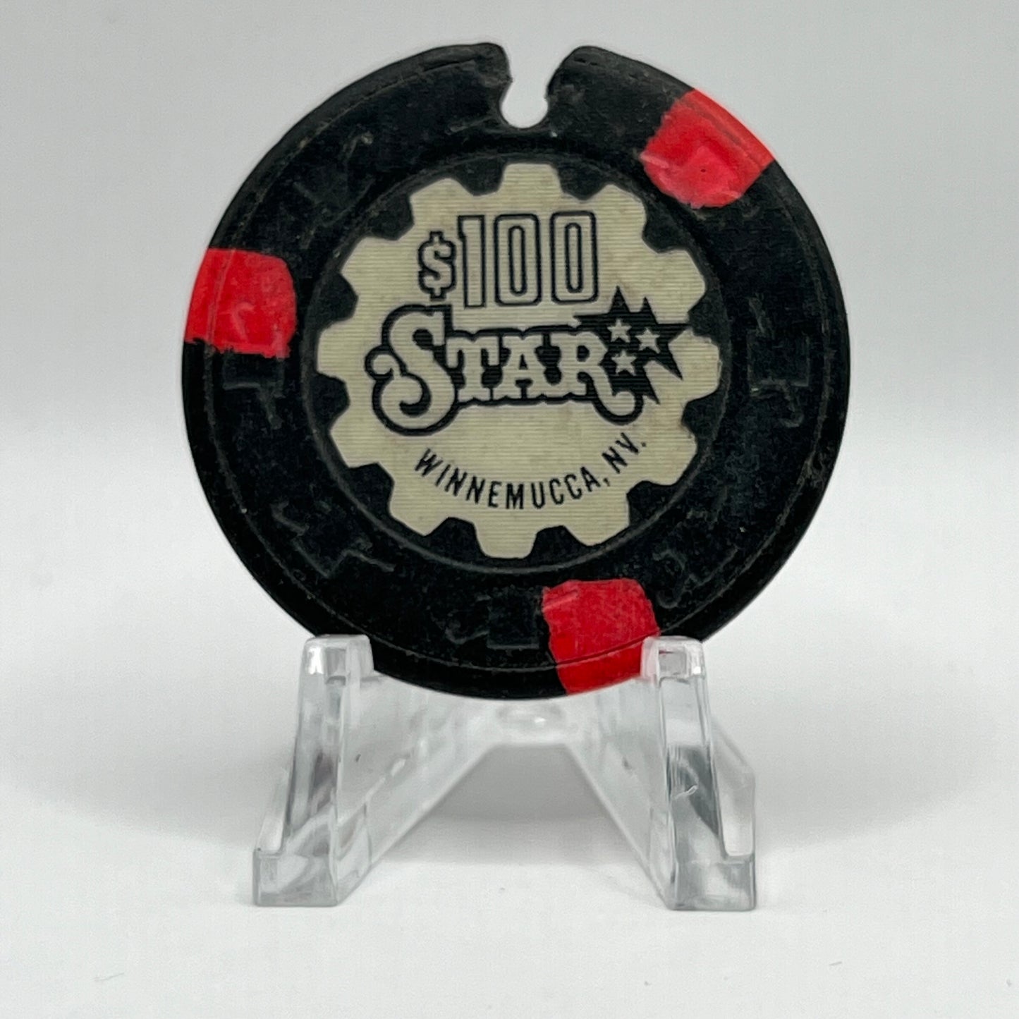 Star Winnemucca NV 1982 Drilled $100 Chip E7370