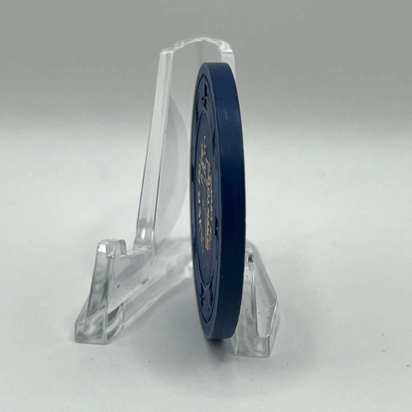 Silver Palace Las Vegas NV 1961 Series 2 Roulette Navy Blue Chip D2125.nv