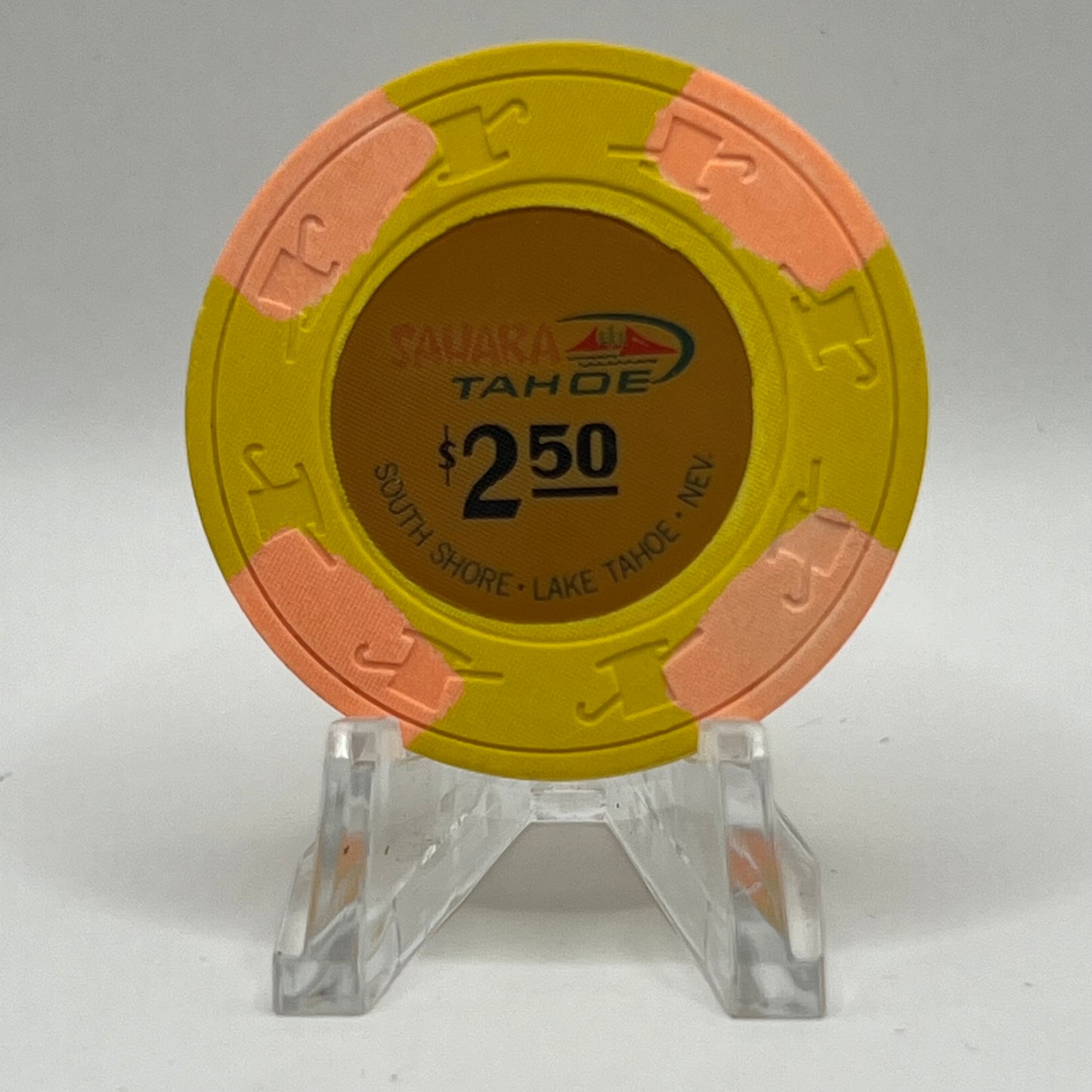 Sahara Tahoe Lake Tahoe NV 1970 $2.50 Chip N2361