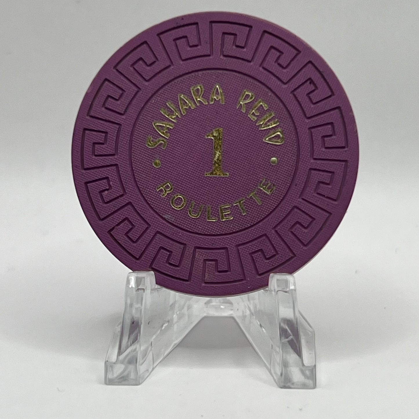 Sahara Reno NV Series 11 Roulette Purple Chip D2046