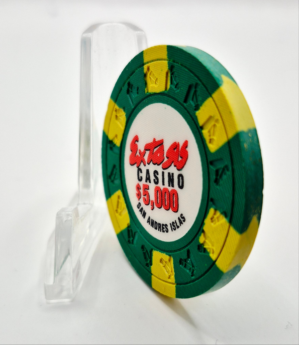 Extasis Casino San Andreas Island Columbia $5,000 Casino Chip CG264199
