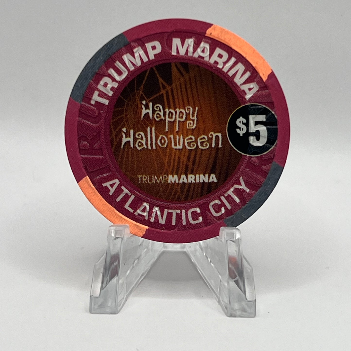 Trump Marina Atlantic City NJ Halloween Frankenstein 2006 $5 Chip