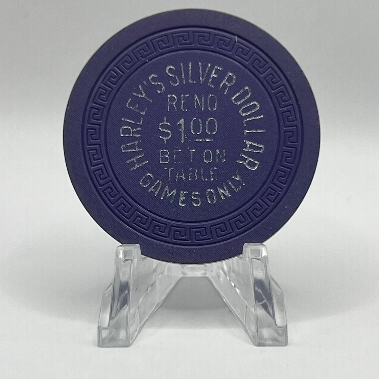 Harley’s Silver Dollar Reno NV 1961 $1 Chip N7347
