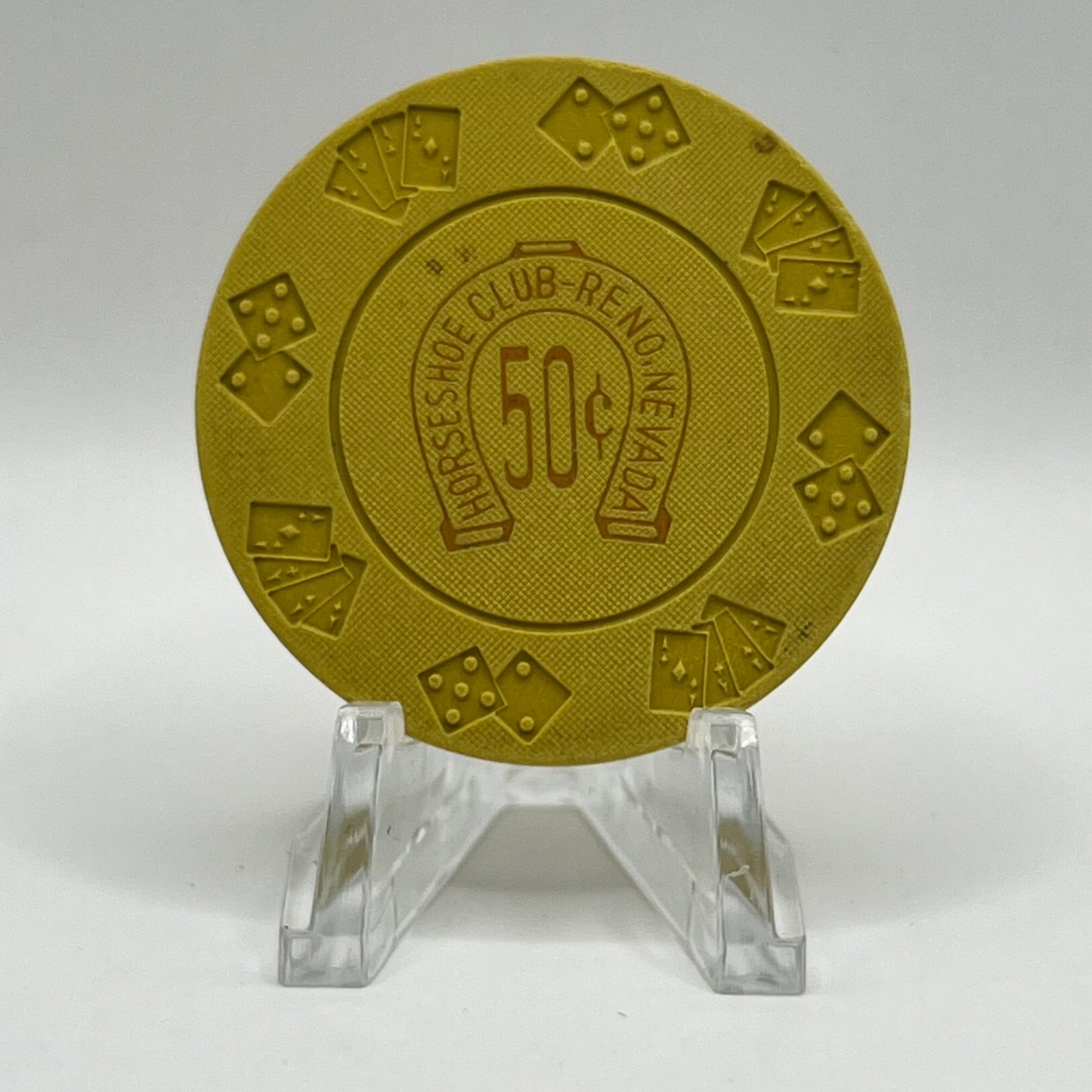 Horseshoe Club Reno NV 1970s $0.50 Chip N0979
