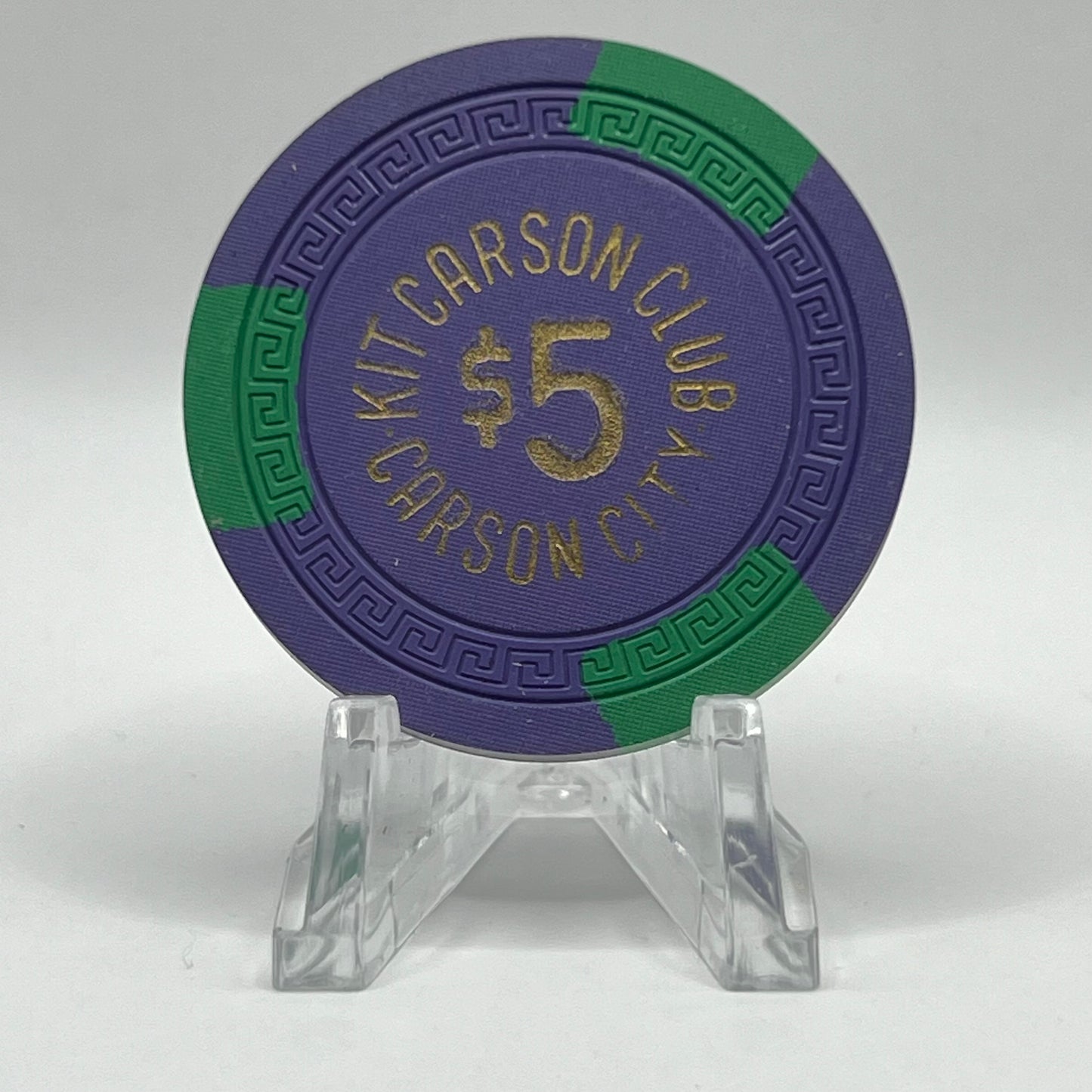 Kit Carson Club Carson City NV 1960s $5 Chip N5210