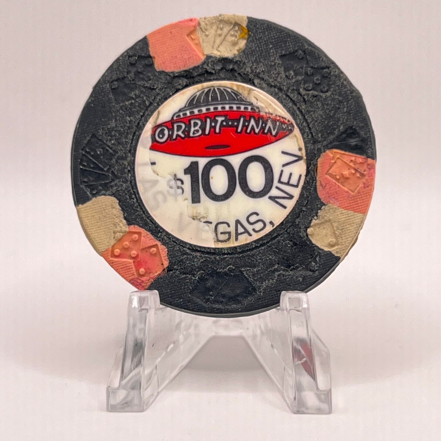 Orbit Inn Las Vegas NV 1981 $100 Chip N1991