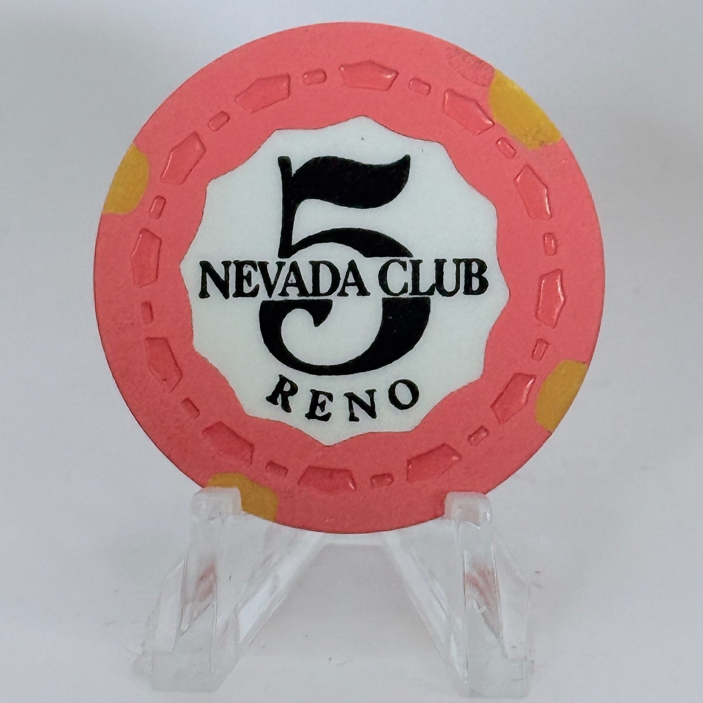 Nevada Club Reno Nevada 1956 LE $5 Casino Chip N5280