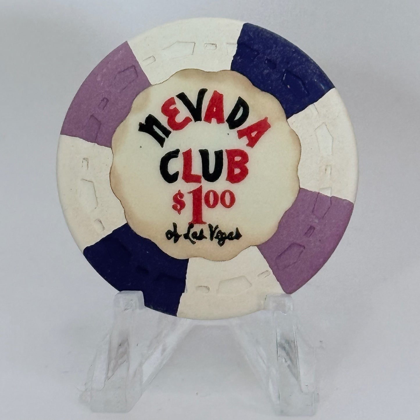 Nevada Club Las Vegas Nevada 1959 $1 Casino Chip N6966