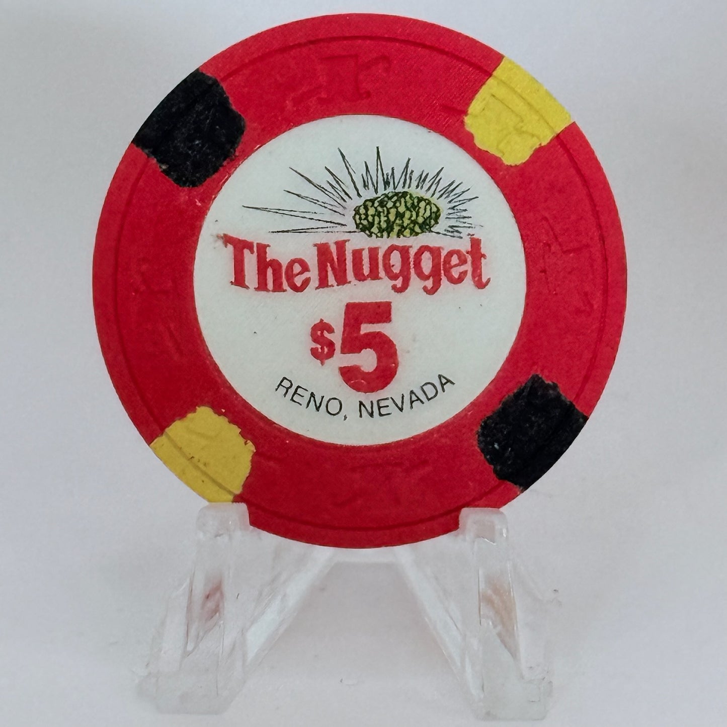 The Nugget Reno Nevada 1992 $5 Casino Chip N7744