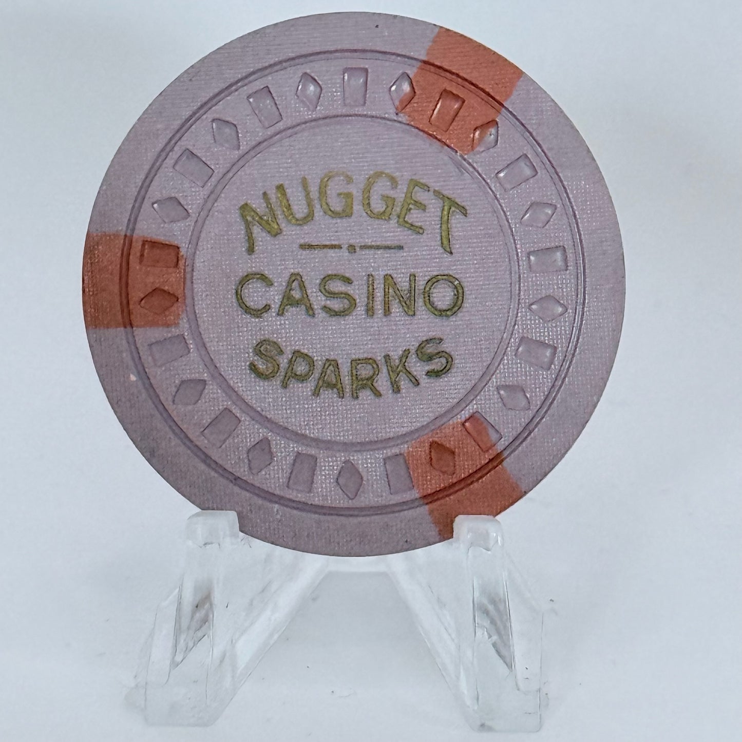 Sparks Nugget Sparks Nevada 1955 Series 1 Roulette Casino Chip N0813