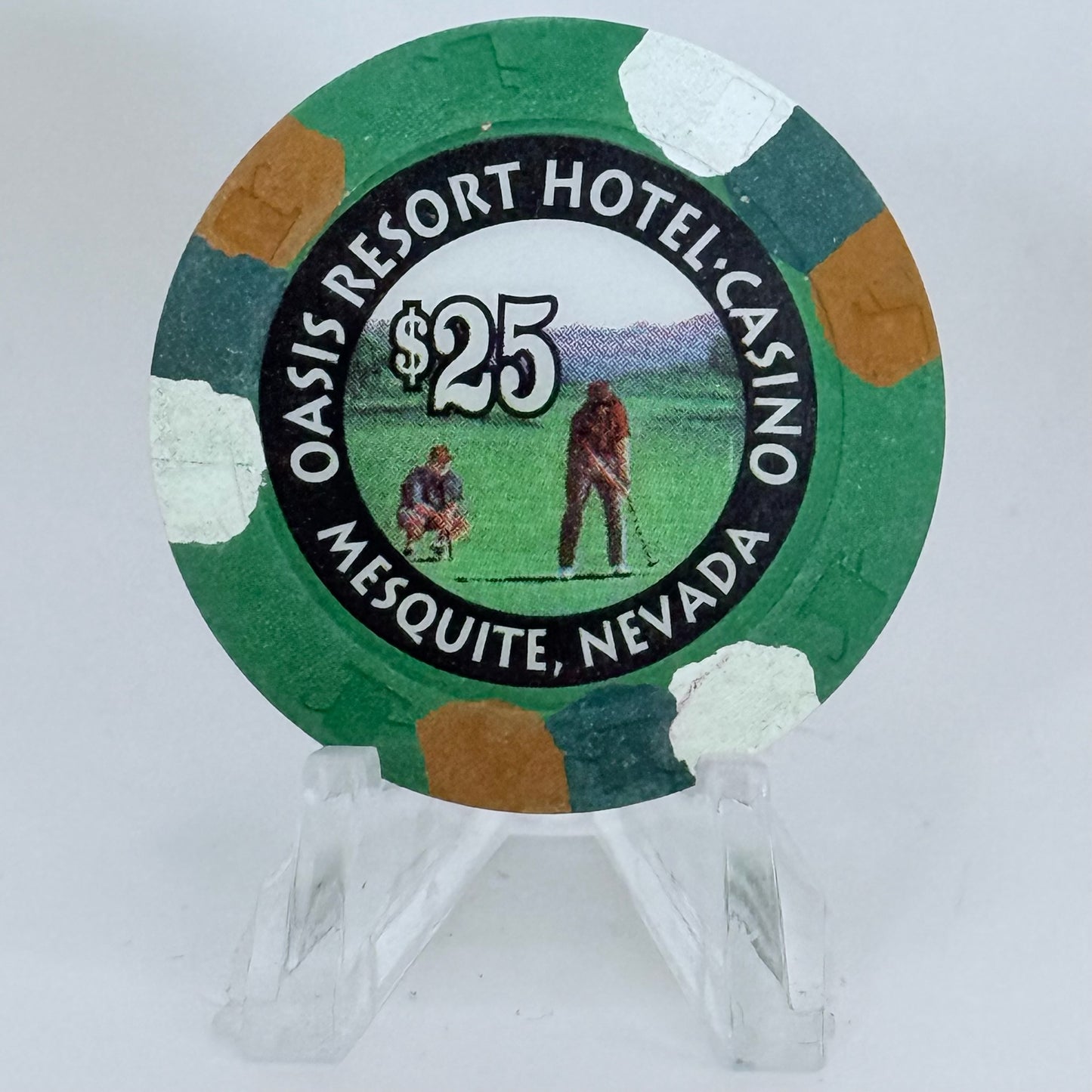 Oasis Resort Hotel Mesquite Nevada 1995 $25 Casino Chip N2721