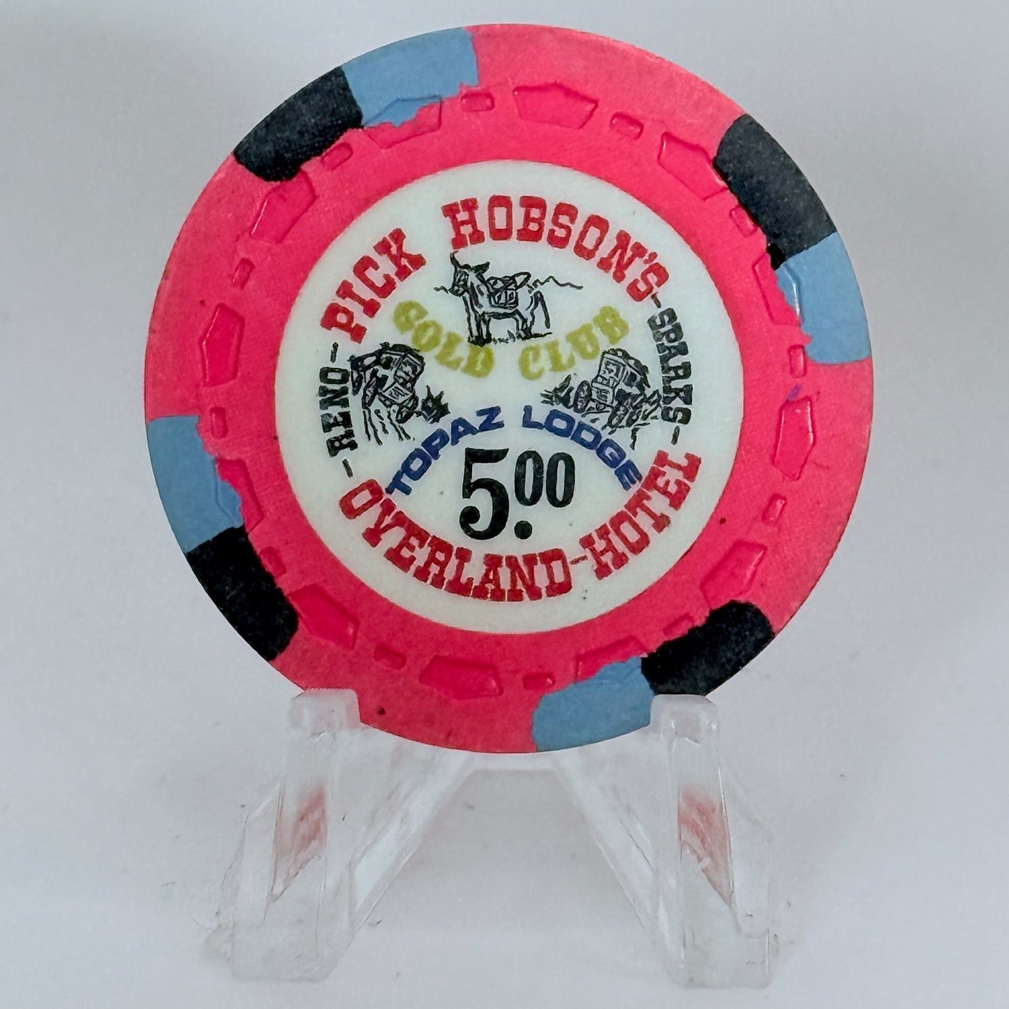 Gold Club Sparks Nevada 1976 $5 Casino Chip N3290