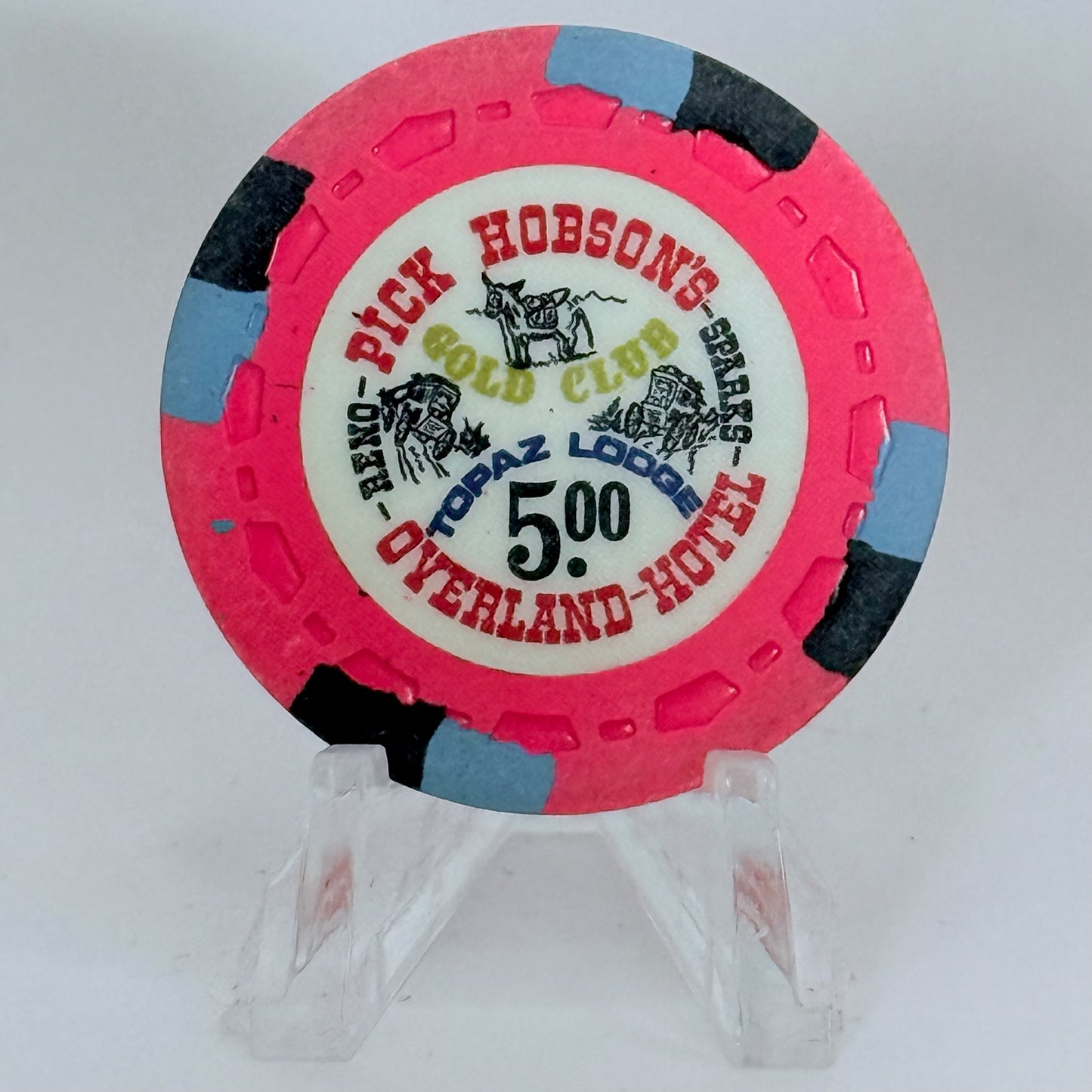 Gold Club Sparks Nevada 1976 $5 Casino Chip N3290