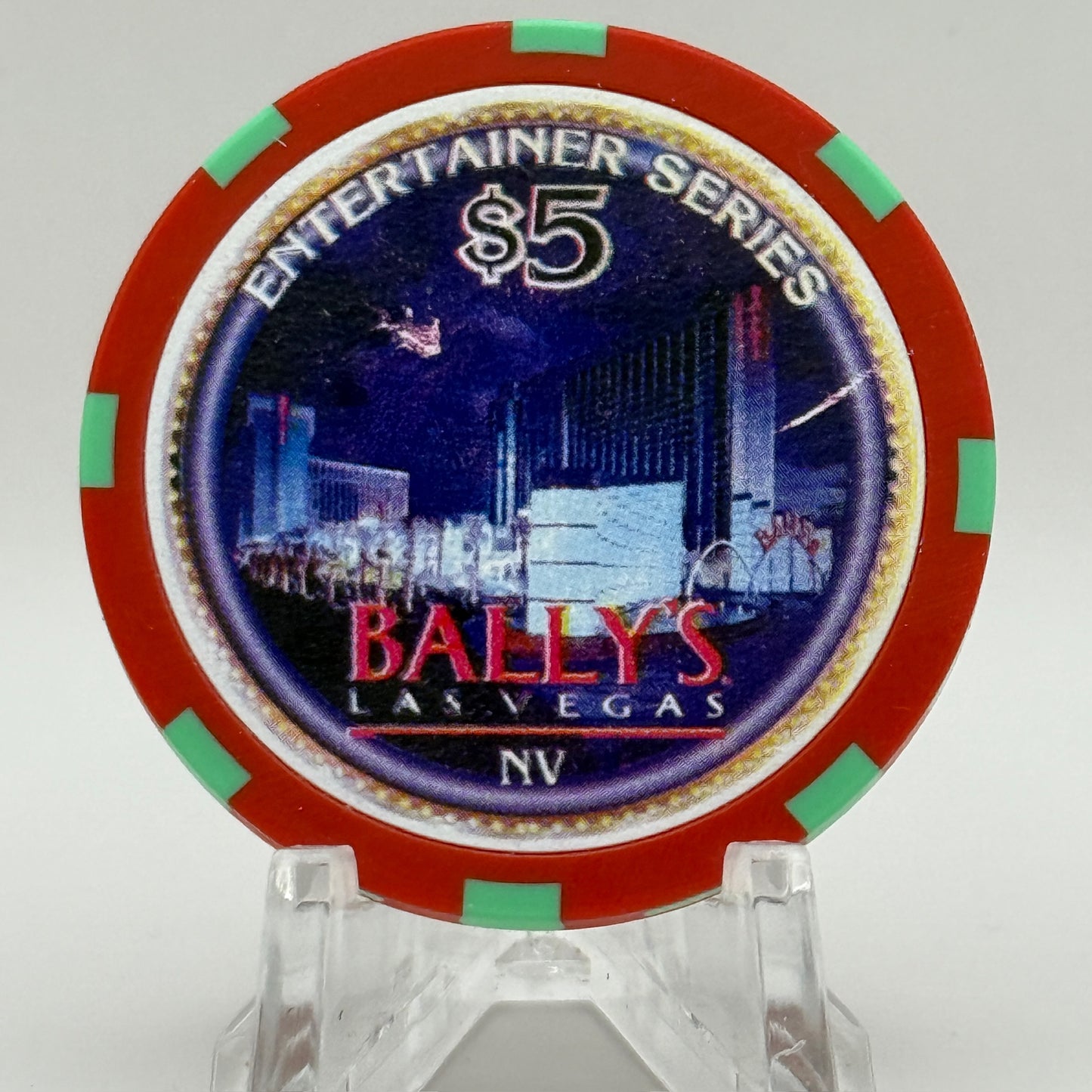 Bally's Las Vegas Nevada 1997 'Engelbert Humperdinck' LE $5 Casino Chip N9287