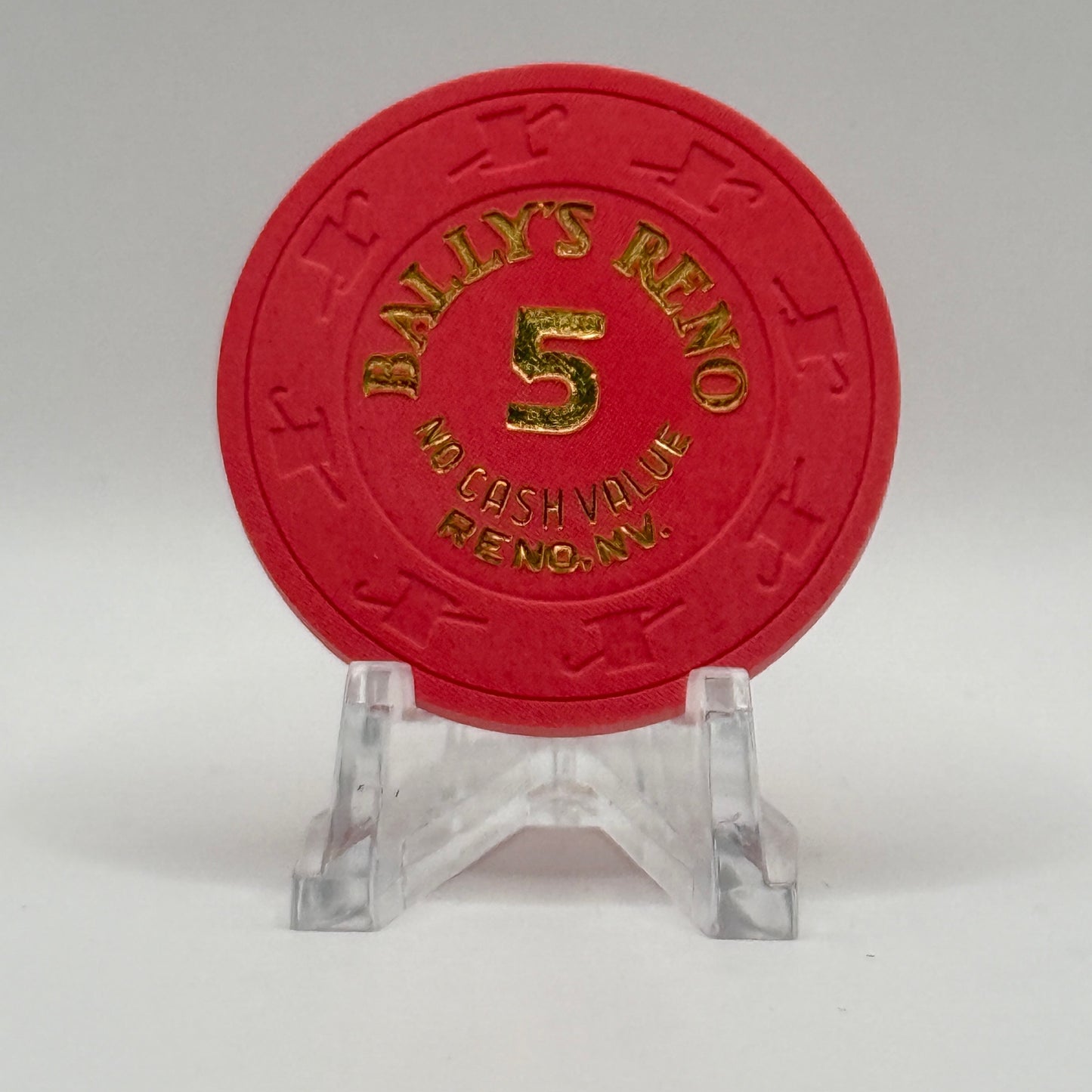 Bally's Reno Nevada $5 NCV Casino Chip N2791