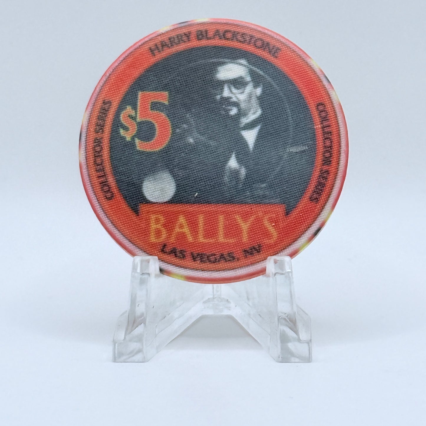 Bally's Las Vegas Nevada 1995 'Harry Blackston' LE $5 Casino Chip N0608