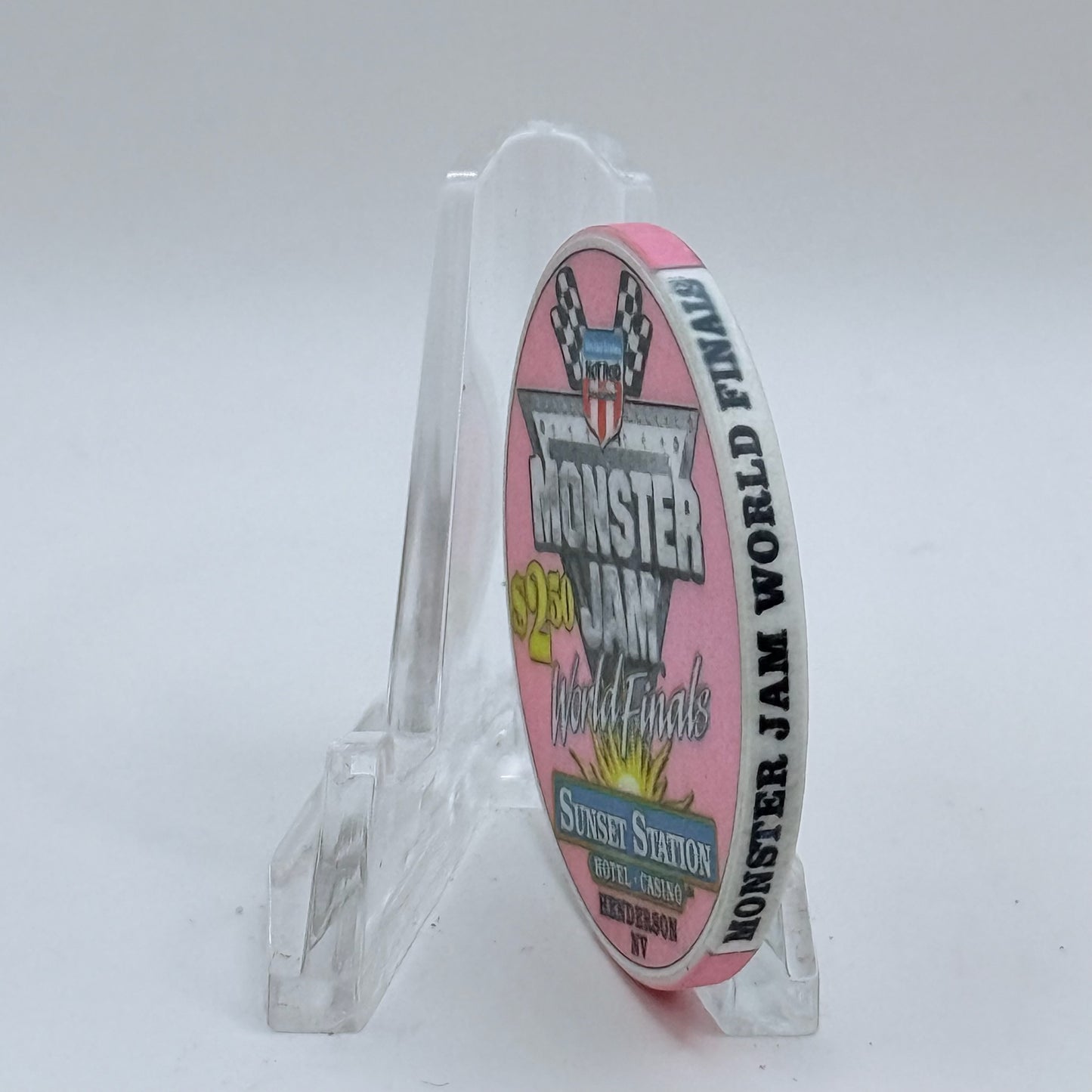 Sunset Station Henderson Nevada 2003 'Monster Jam' LE $2.50 Casino Chip E2704