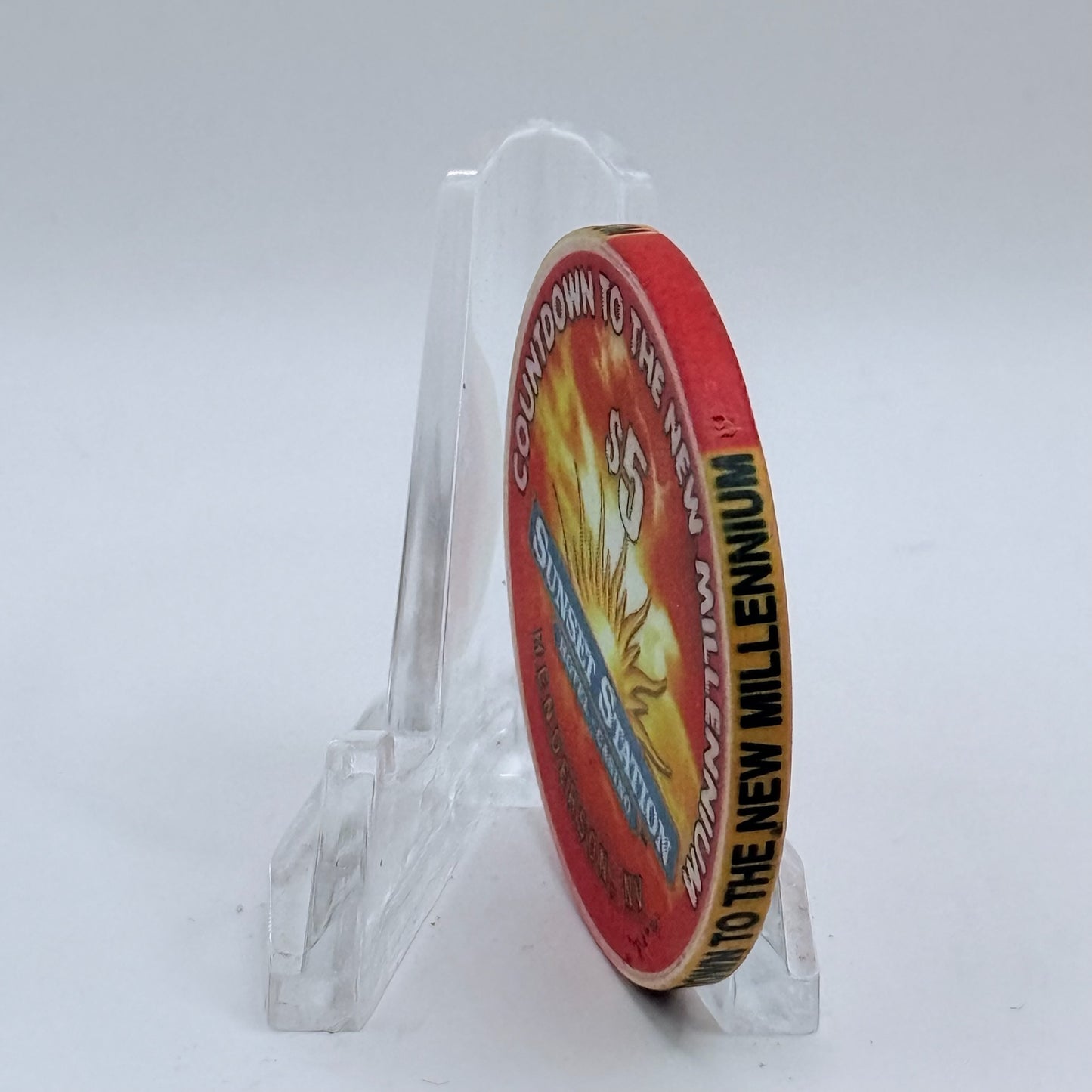 Sunset Station Henderson Nevada 2000 'Aces' Series 2 LE $5 Casino Chip V3492