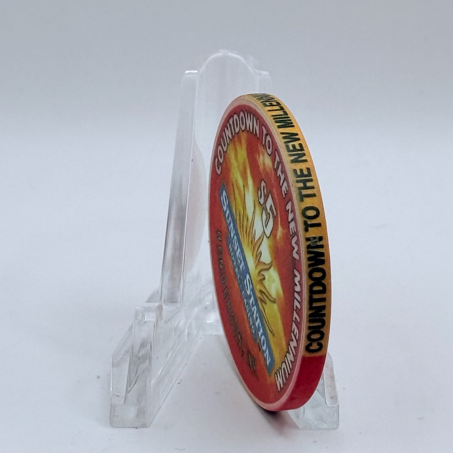 Sunset Station Henderson Nevada 1999 'Sixes' Series 2 LE $5 Casino Chip V3484