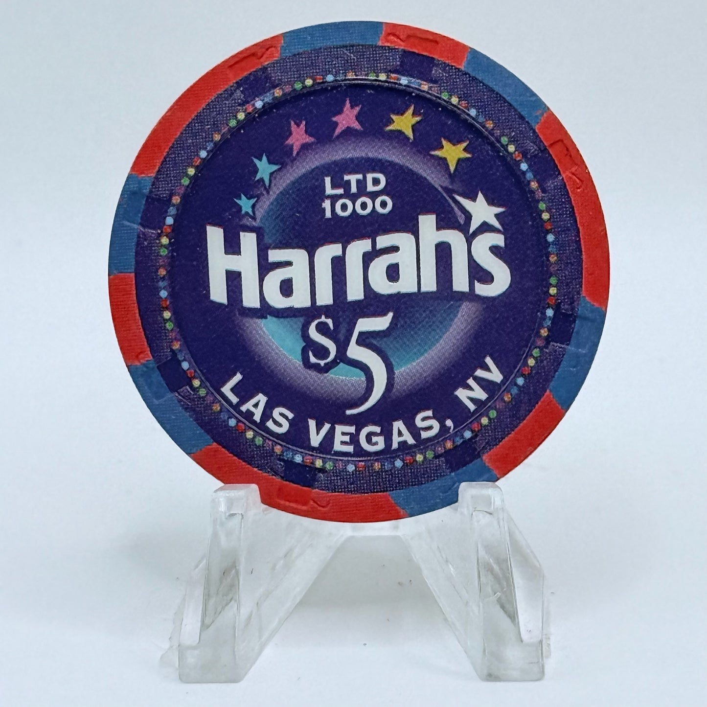 Harrah's Las Vegas Nevada 'Toby Keith - I Love This Bar & Grill' LE $5 Casino Chip E6036