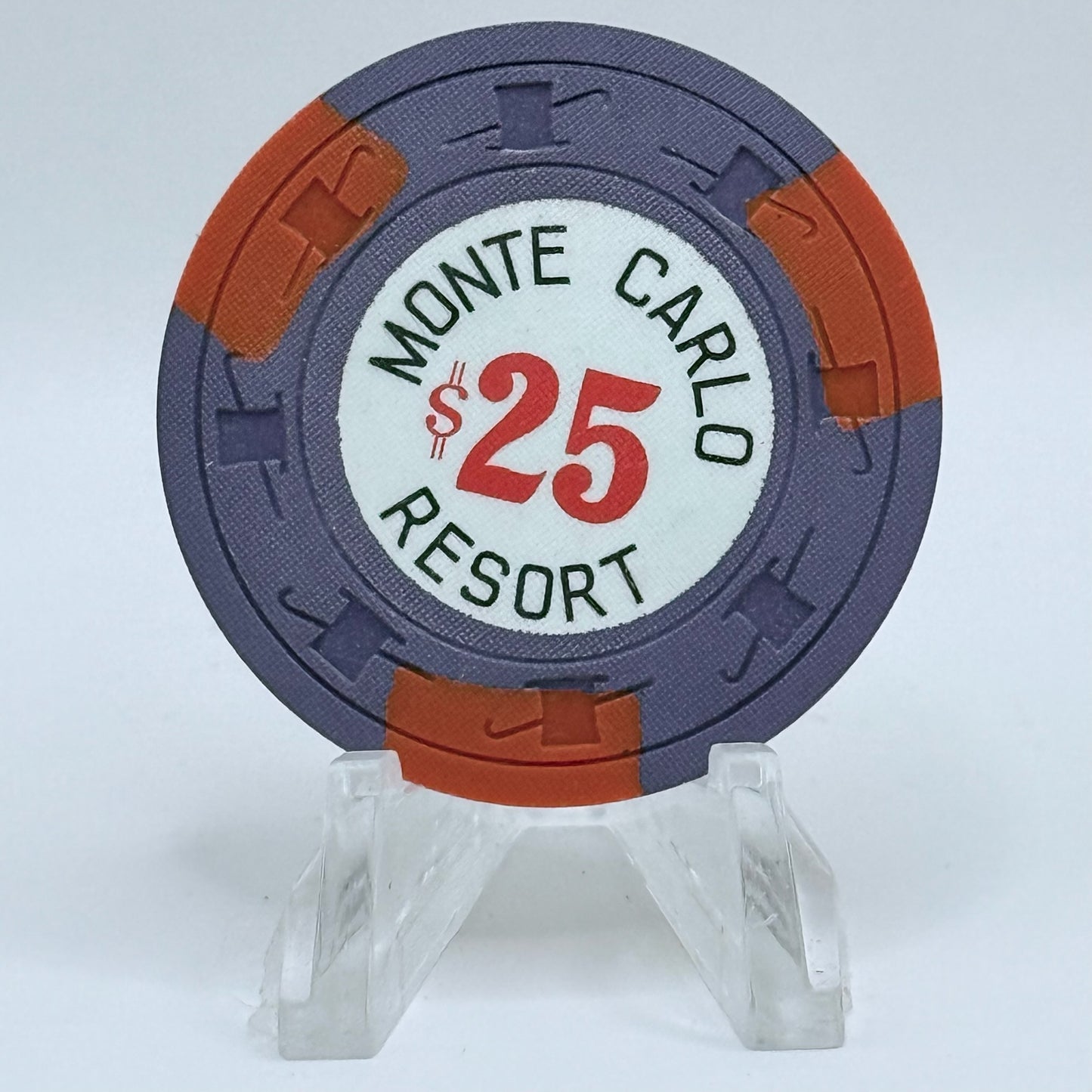 Monte Carlo Resort Laughlin Nevada 1968 $25 Casino Chip V5066