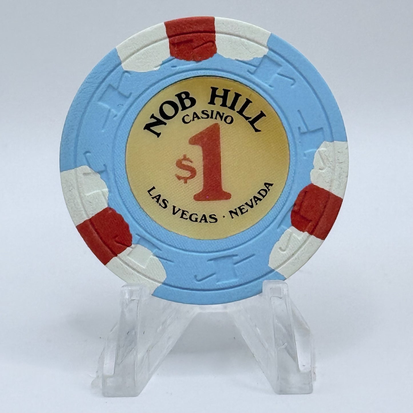 Nob Hill Las Vegas Nevada 1979 $1 Casino Chip N1966