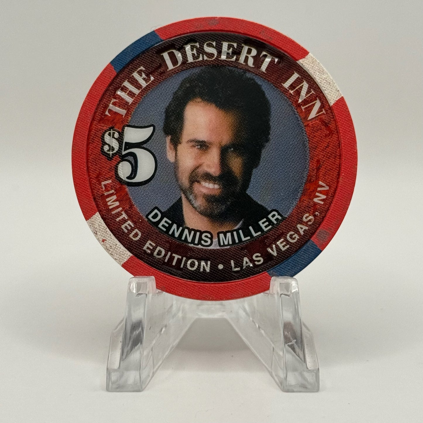 Desert Inn Las Vegas Nevada 1999 'Dennis Miller' LE $5 Casino Chip V3960